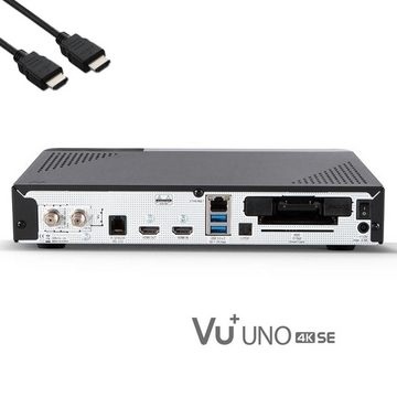 VU+ UNO 4K SE UHD HDR 1x DVB-S2 FBC Sat Twin Tuner E2 Linux PVR Receiver SAT-Receiver