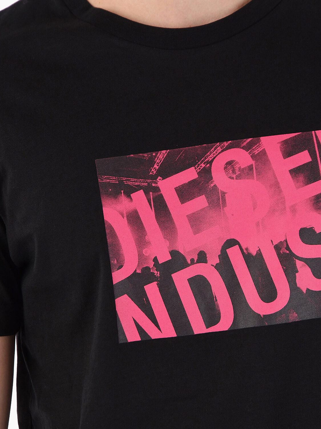 Diesel Rundhalsshirt Slim Fit mit Logoprint - T-DIEGOS-K16