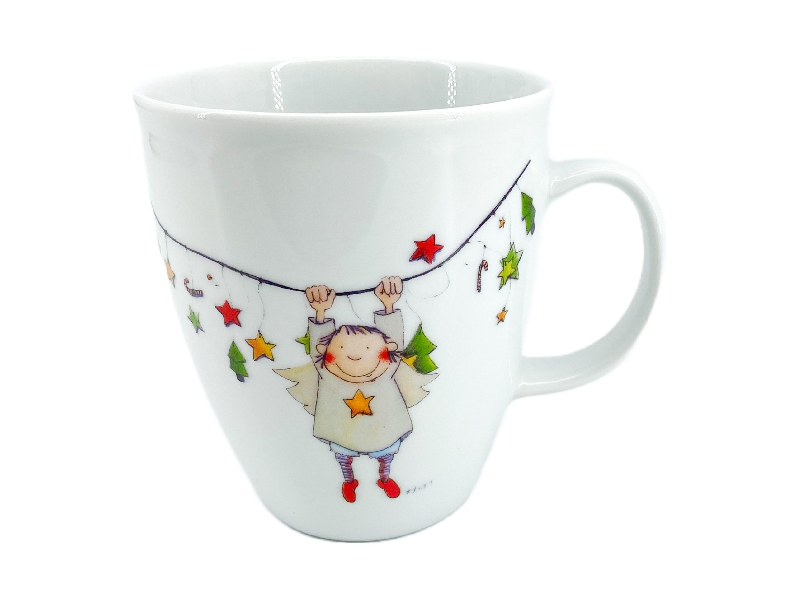 Edition CUP+MUG Porzellan, Weihnachtsfigur, Company DEMIM