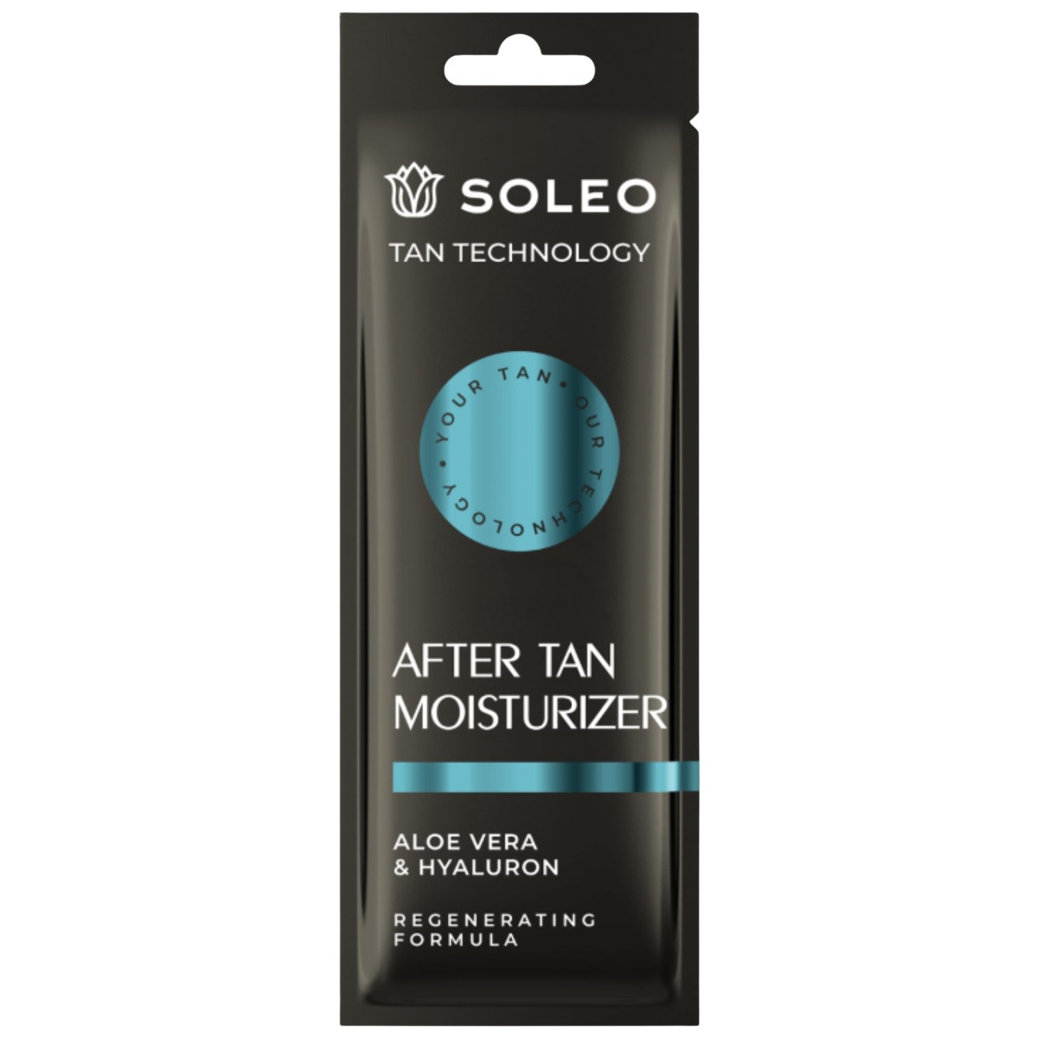 Soleo After Sun-Balsam Soleo Tan Technology After-Sun-Lotion 15 ml, bräunungsverlängernd mit Hyaluronsäure und Aloe Vera
