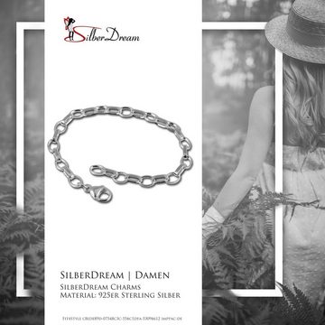 SilberDream Charm-Armband SilberDream Charmsarmband für Charms 18cm (Charmsarmbänder), Charmsarmbänder ca. 18cm, 925 Sterling Silber, Farbe: silber, Made-In