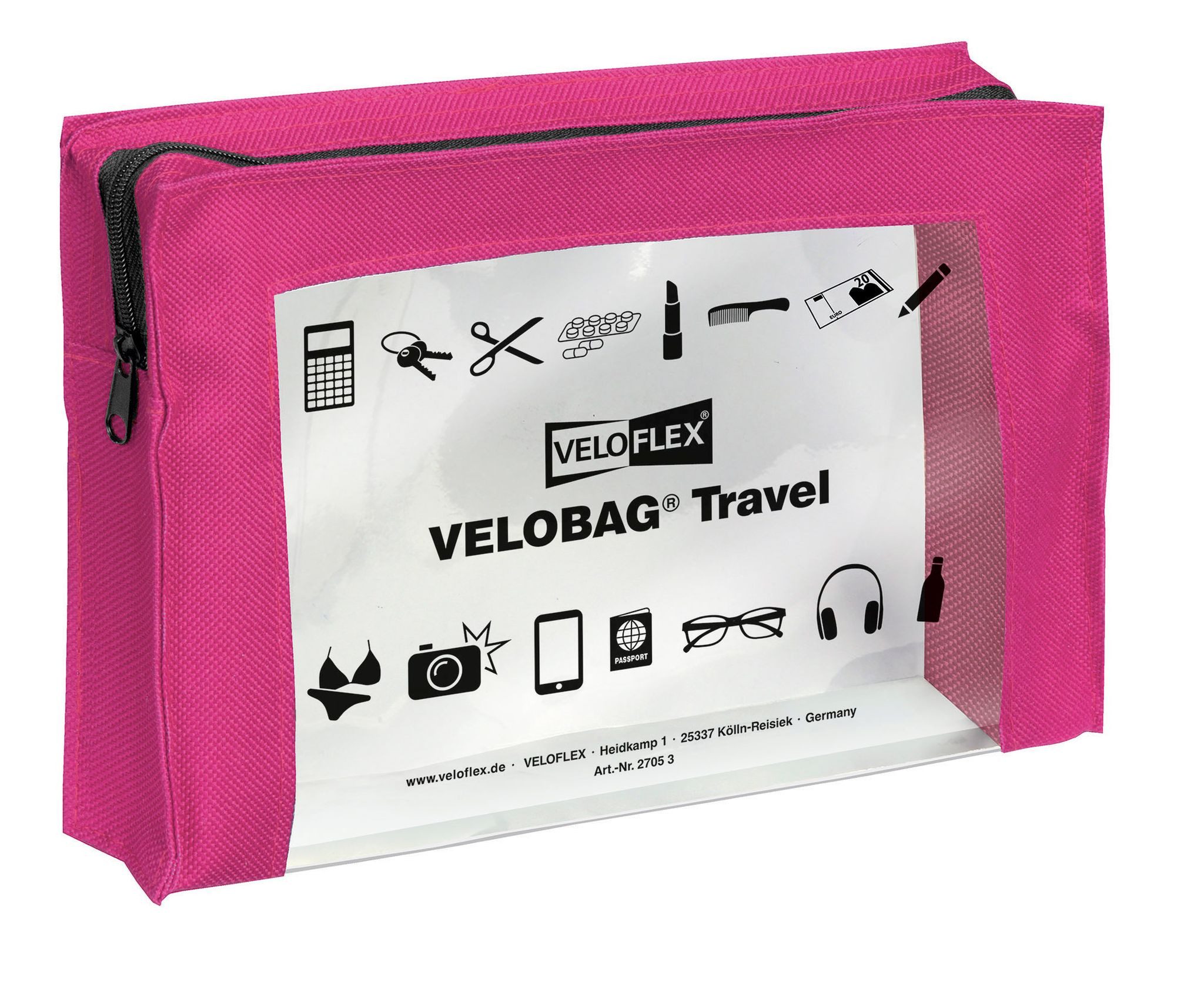 VELOFLEX Dokumententasche VeloflexVELOBAG Travel A5 pink pink