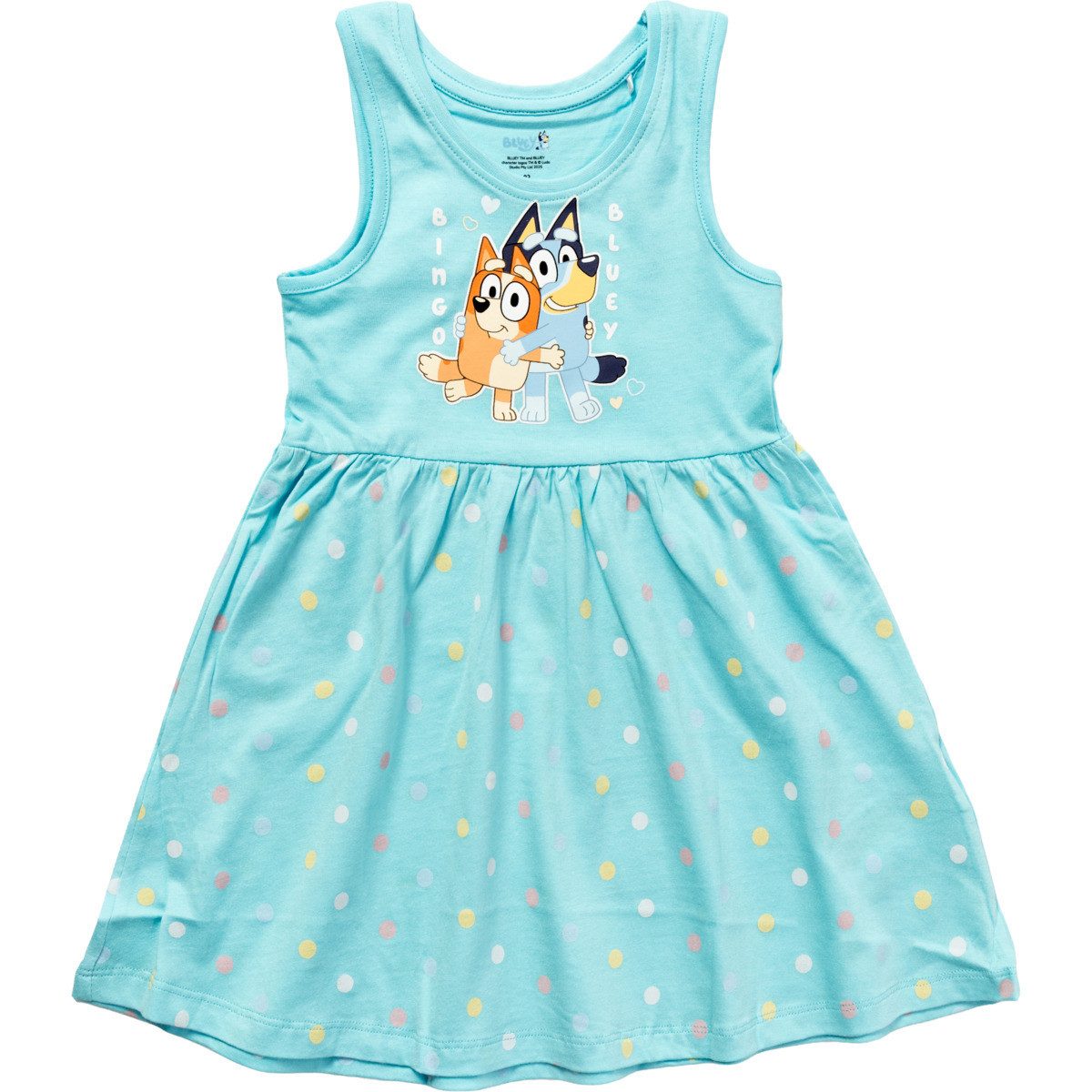 Bluey Jerseykleid Bluey & Bingo Mädchen Одяг, Outfit, Dress, Robe, Sommerkleid