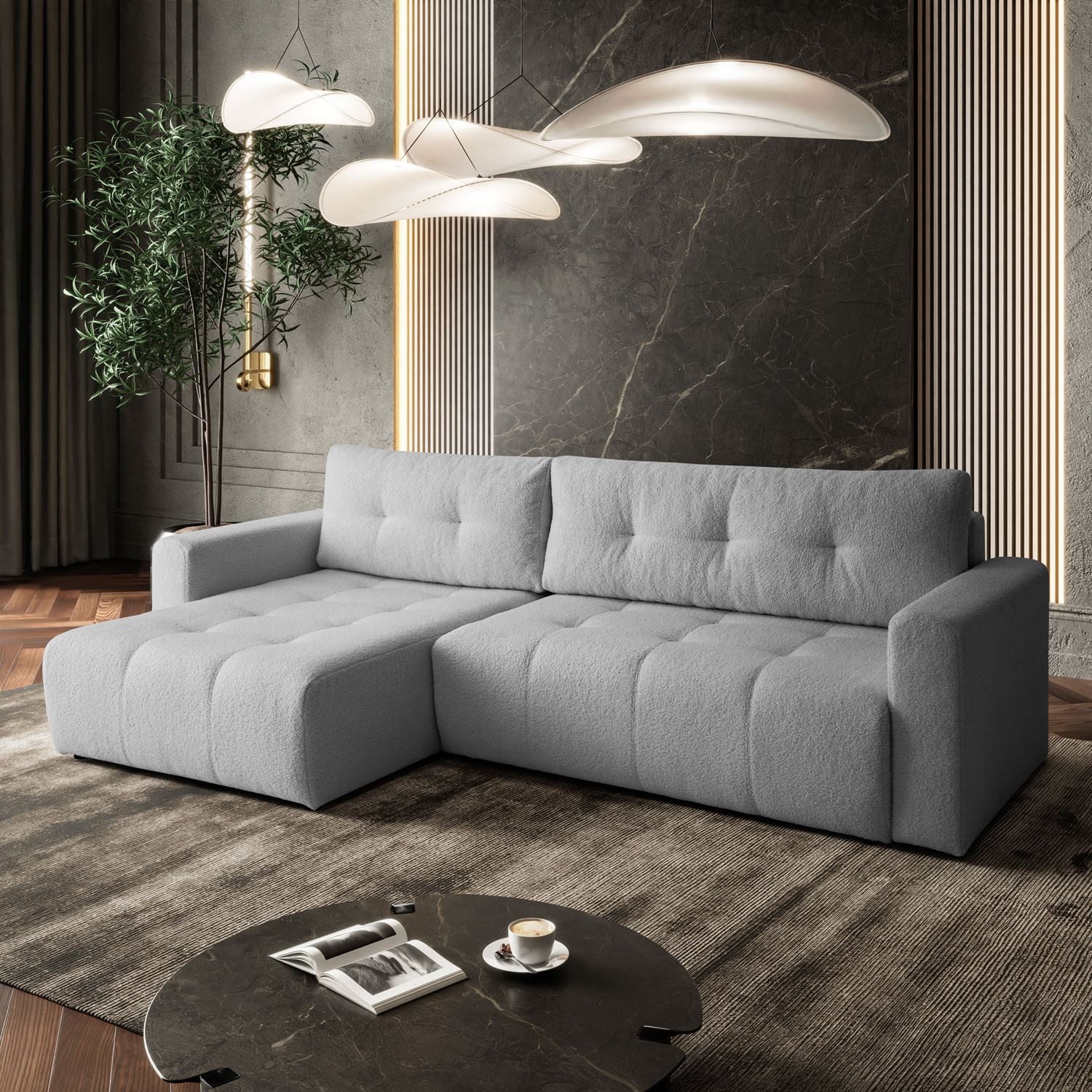 Lookway Ecksofa ASTON L-Form Couch, mit günstig online kaufen