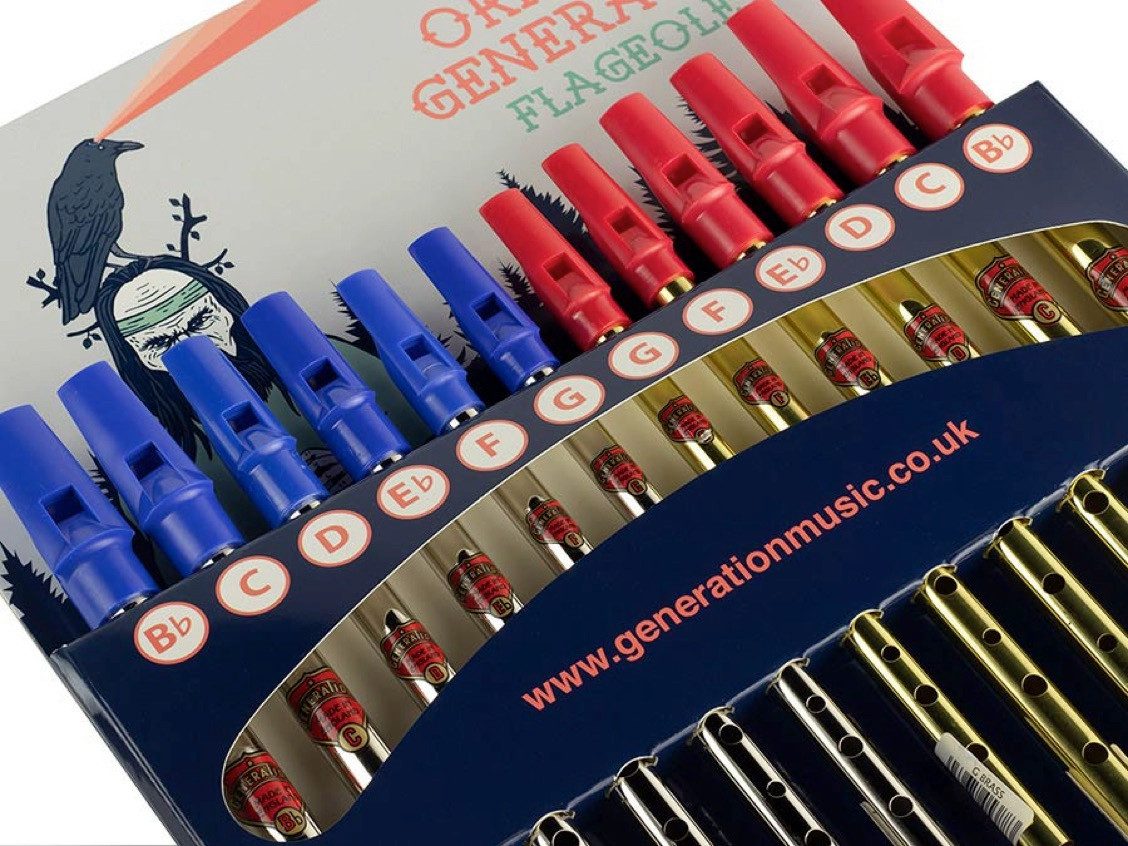 Generation Music Blockflöte Tin Whistle Blechflöte Penny Whistle Pocket Whistle