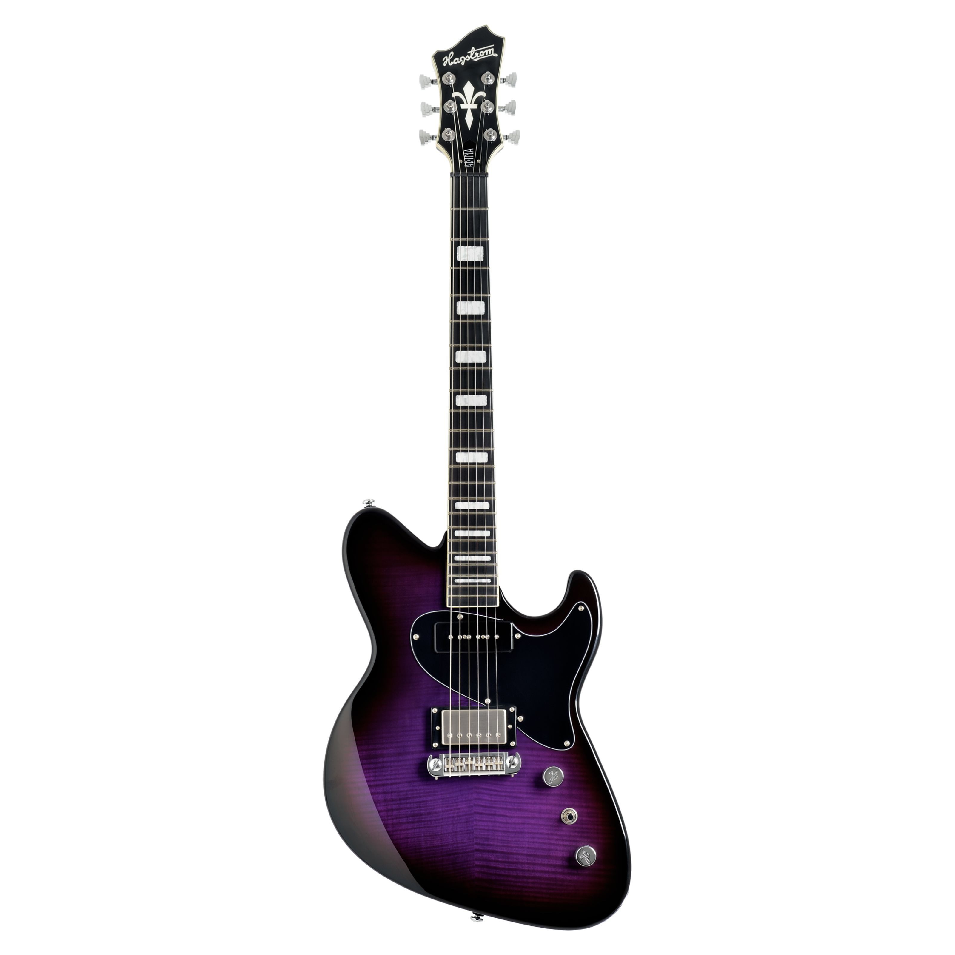 Hagstrom E-Gitarre, E-Gitarren, Andere Modelle, Adina Purple Burst - E-Gitarre