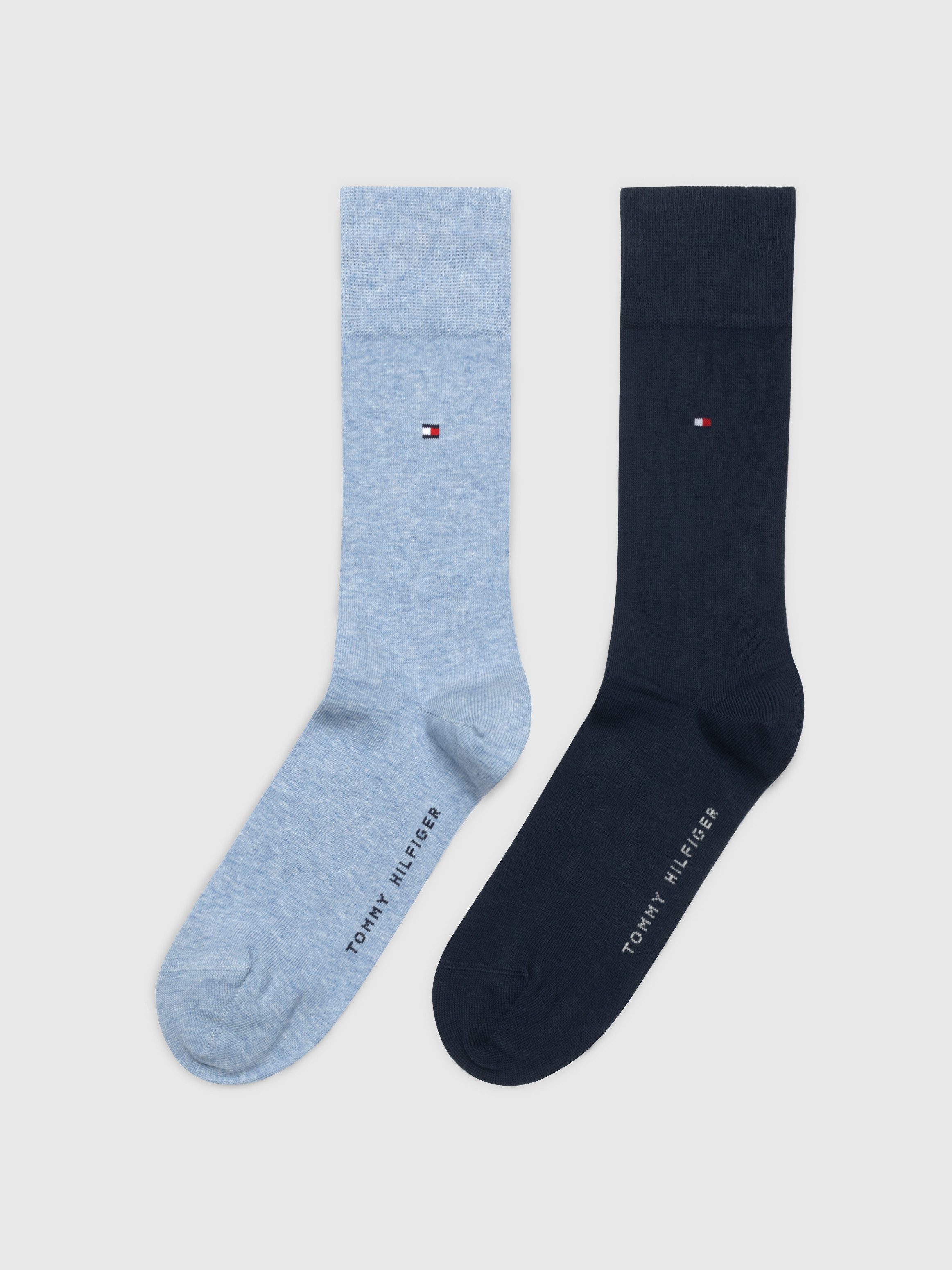 Tommy Hilfiger Socken TH MEN SOCK CLASSIC 2P (2 Paar) Mit eingestricktem Flag-Logo – Bild 4 von 4