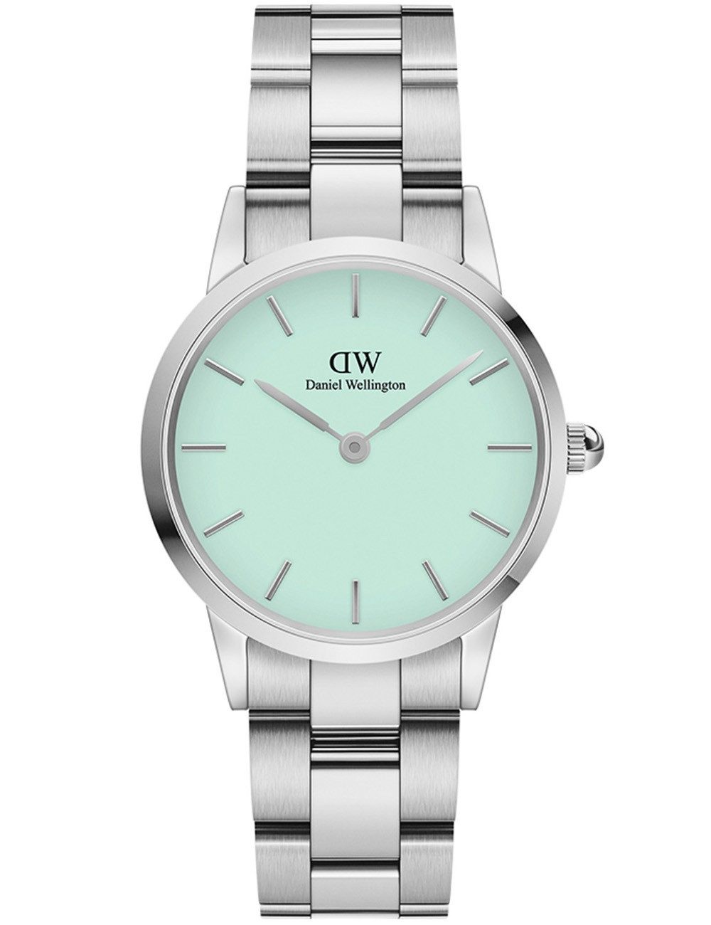 Daniel Wellington Quarzuhr Daniel Wellington DW00100537 Damenuhr Iconic Link Mint 28mm 3ATM Daniel Wellington DW00100537 Damenuhr Iconic Link Mint 28mm 3ATM