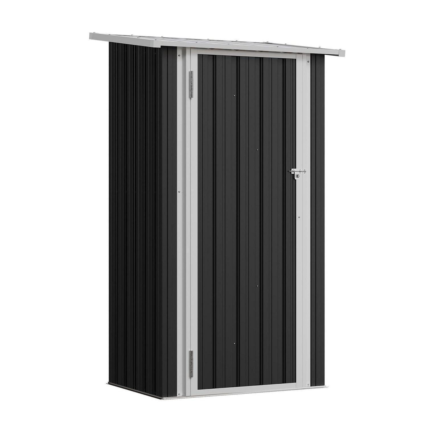 LuxusKollektion Gerätehaus Metallschuppen 90x50cm abschliessbar anthrazit