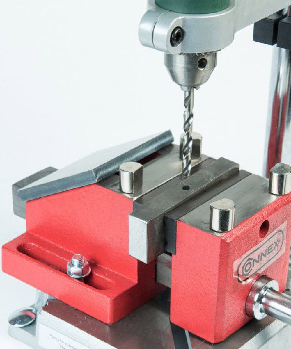Connex Schraubstock Schraubstock 80mm Combiclamp mit Spannhörner