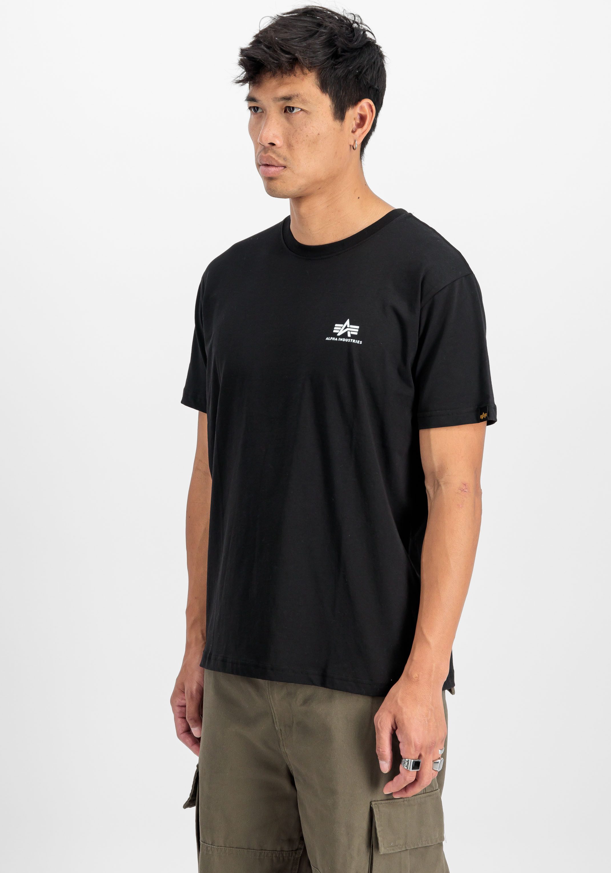 Alpha Industries Rundhalsshirt Basic T Small Logo 2 Pack (Set, 2-tlg) günstig online kaufen