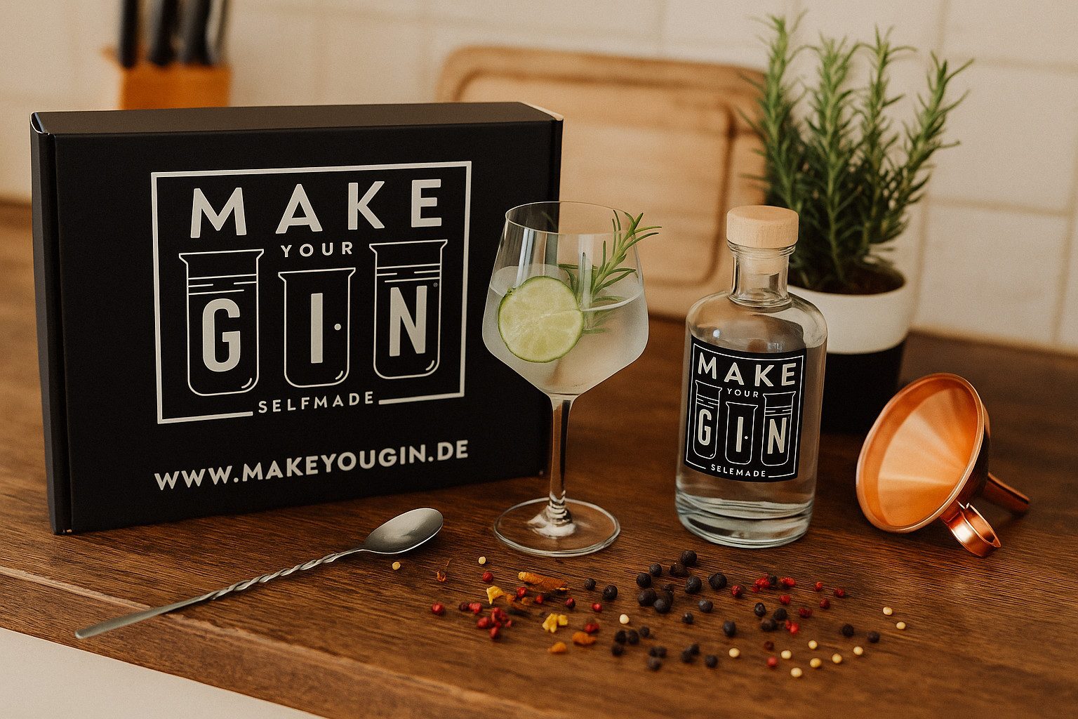 Mixcompany Aufbewahrungsbox Make Your Gin – Premium DIY Gin Set mit 12 Bota günstig online kaufen