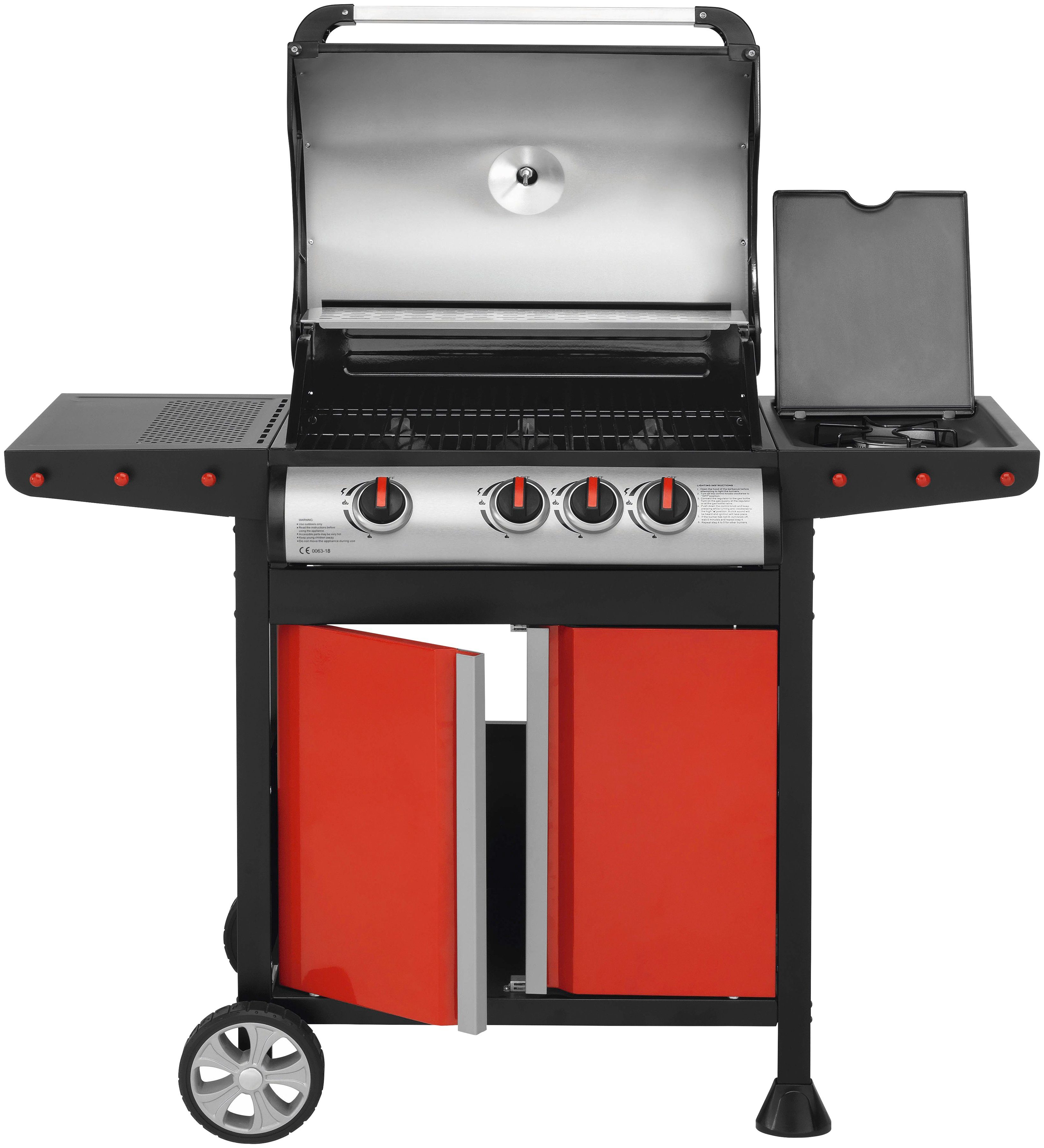 JUSTUS Gasgrill Genius, BxTxH: 122x57x106 cm