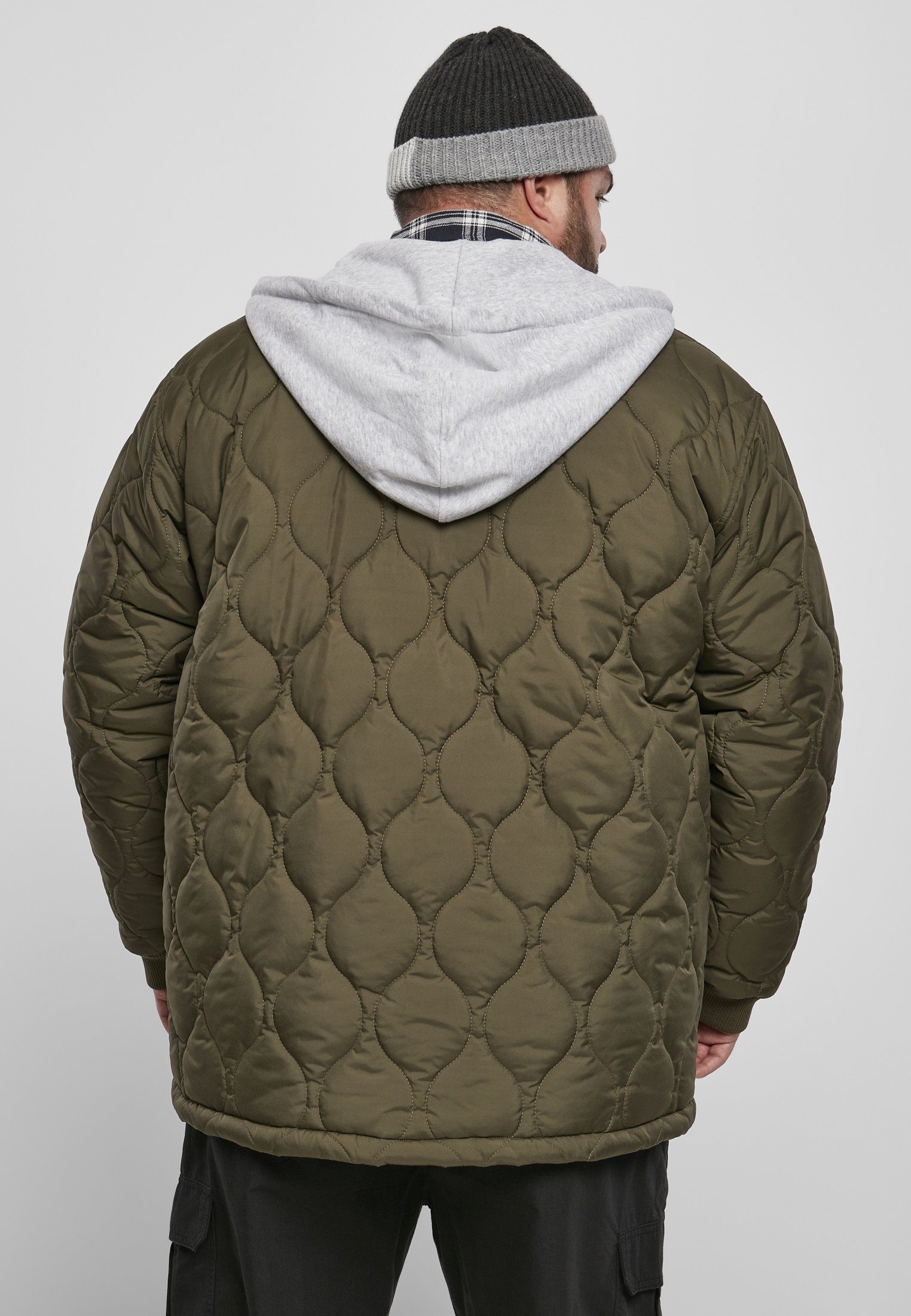 URBAN CLASSICS Outdoorjacke Männer Quilted (1-St) Hooded Jacket