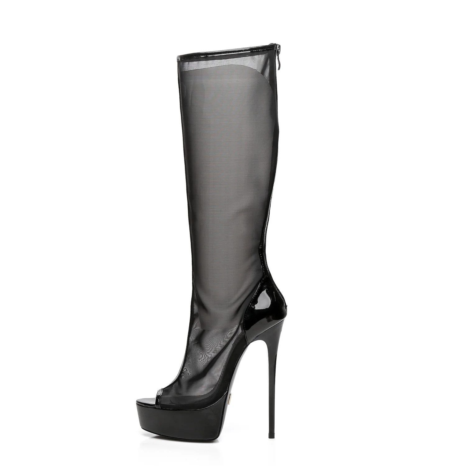 Giaro DAKOTA High-Heel-Stiefel 16 cm Absatzhöhe, 4 cm Plateau, transparente günstig online kaufen