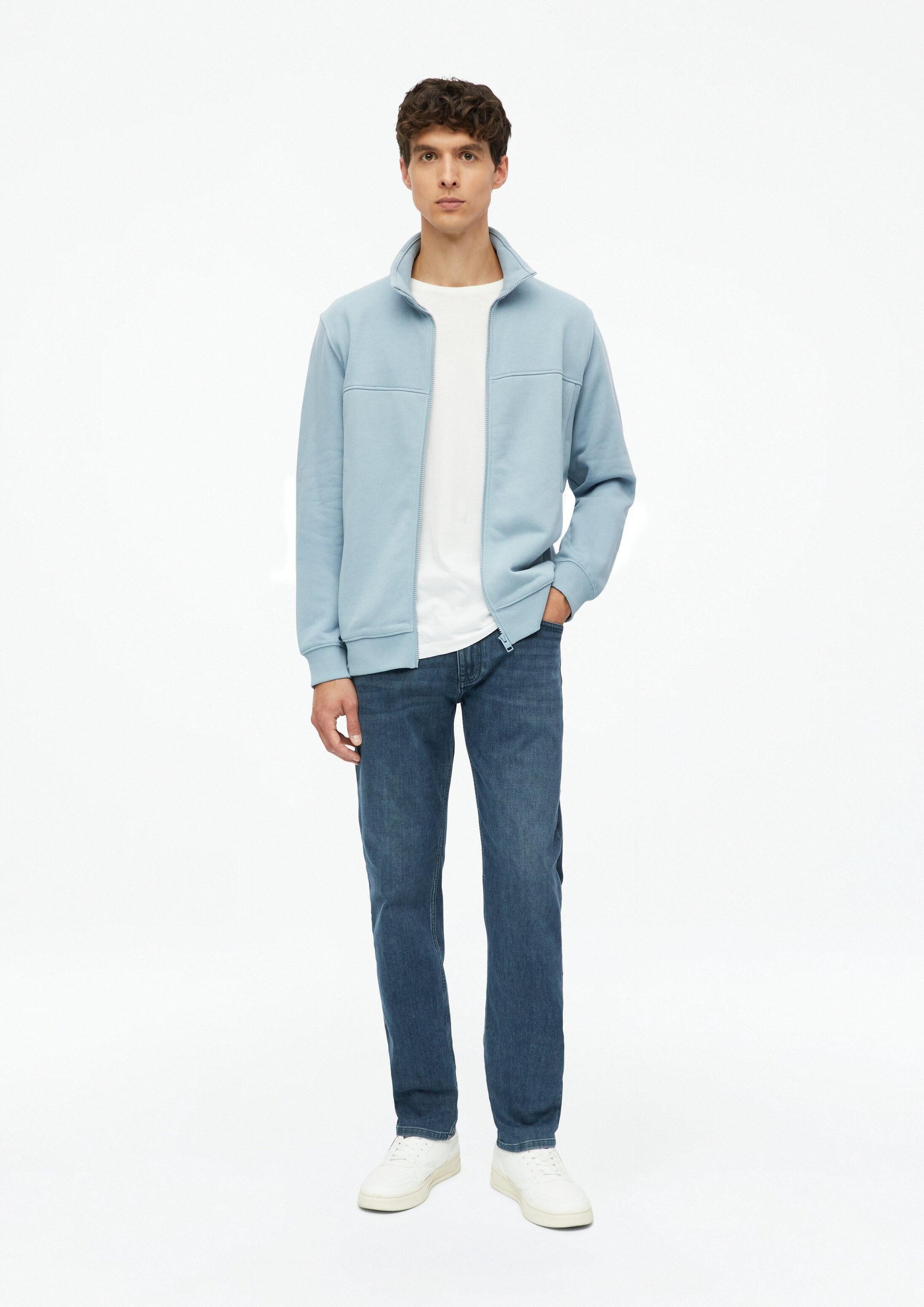 s.Oliver Sweatjacke Sweatshirt Jacke Sweatjacke mit Stehkragen und Eingrifftaschen – Bild 5 von 5