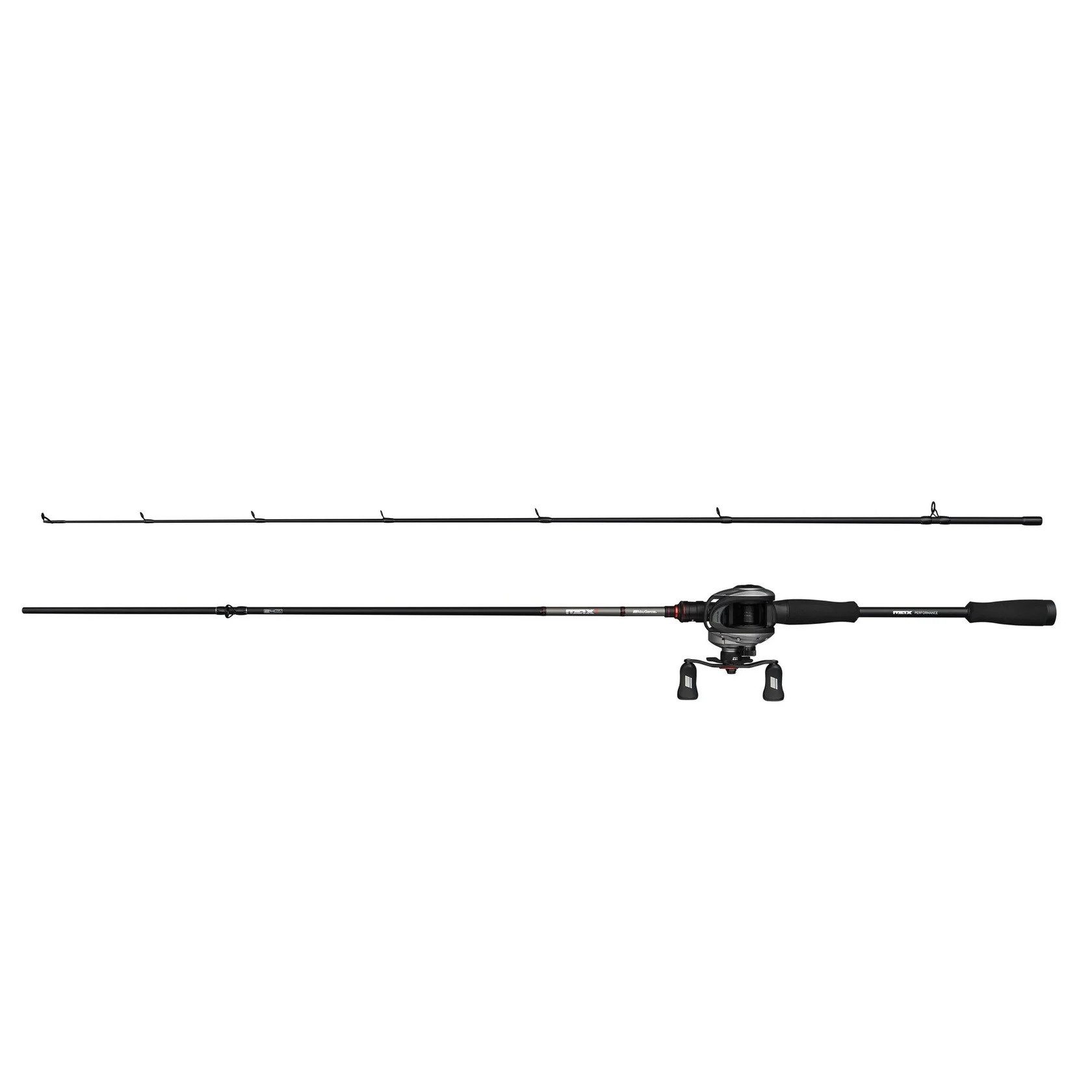 Abu Garcia Baitcasterrute MAX X Casting Combo Baitcast Rute 1,98m 2,13m Rute + Rolle - Carbon, (2-tlg., Baitcast SET mit Rute und Rolle), Perfekt für das Allround-Köderangeln