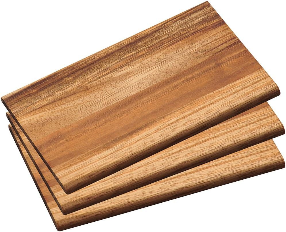 KESPER® Frühstücksbrett 3er Set Доски для завтраков, Akazienholz, 23 x 15 cm, (1-St)