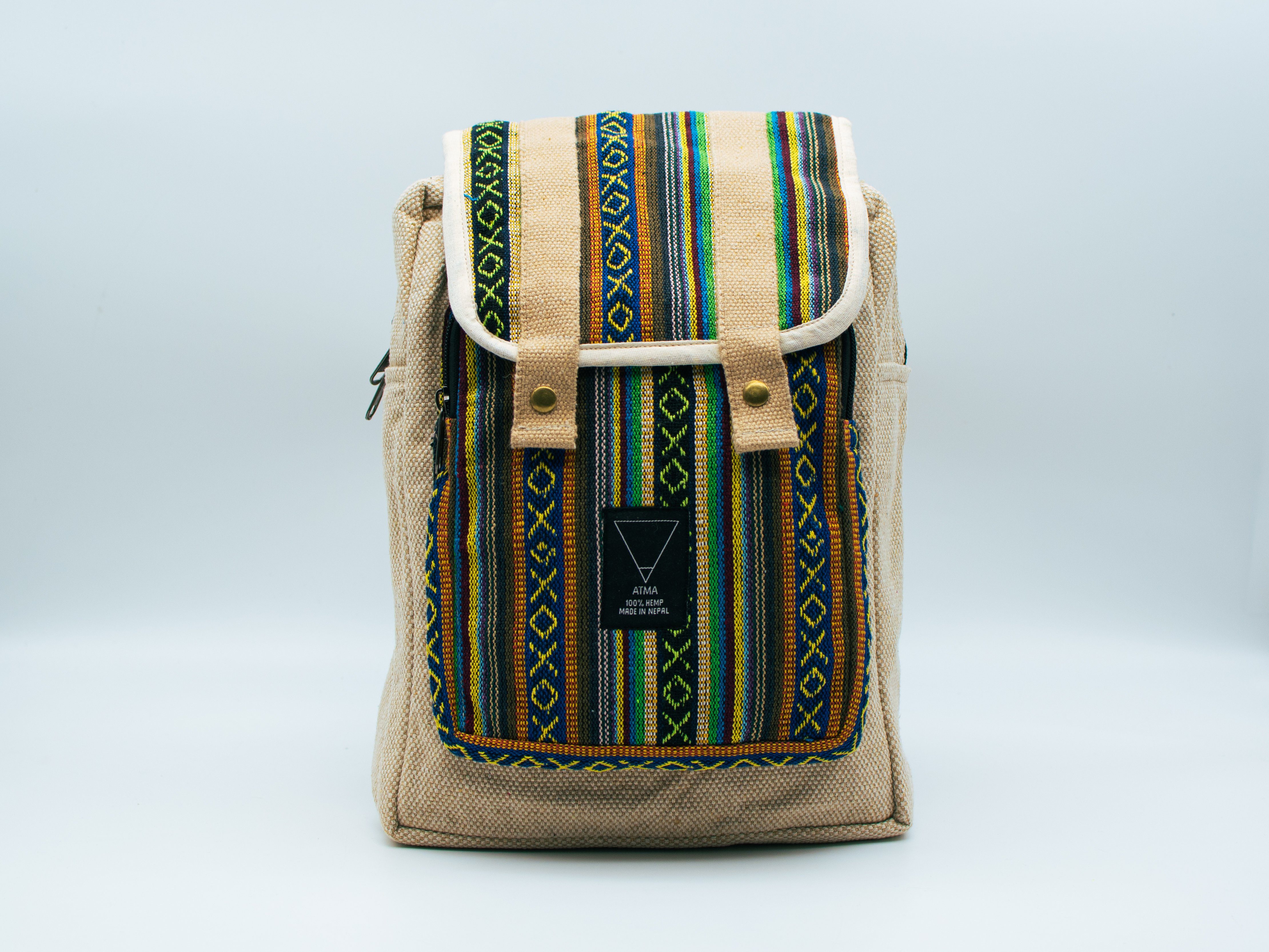 Aurelie Cityrucksack Kleiner City Ruckack, Hanfrucksack, aus nachhaltigem Hanf