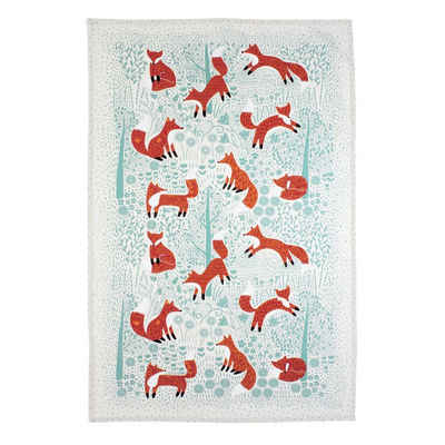 Ulster Weavers Geschirrtuch Foraging Fox, (1-tlg), perfekte Ergänzung für Ihre Küche, 100% Baumwolle, 48x74 cm