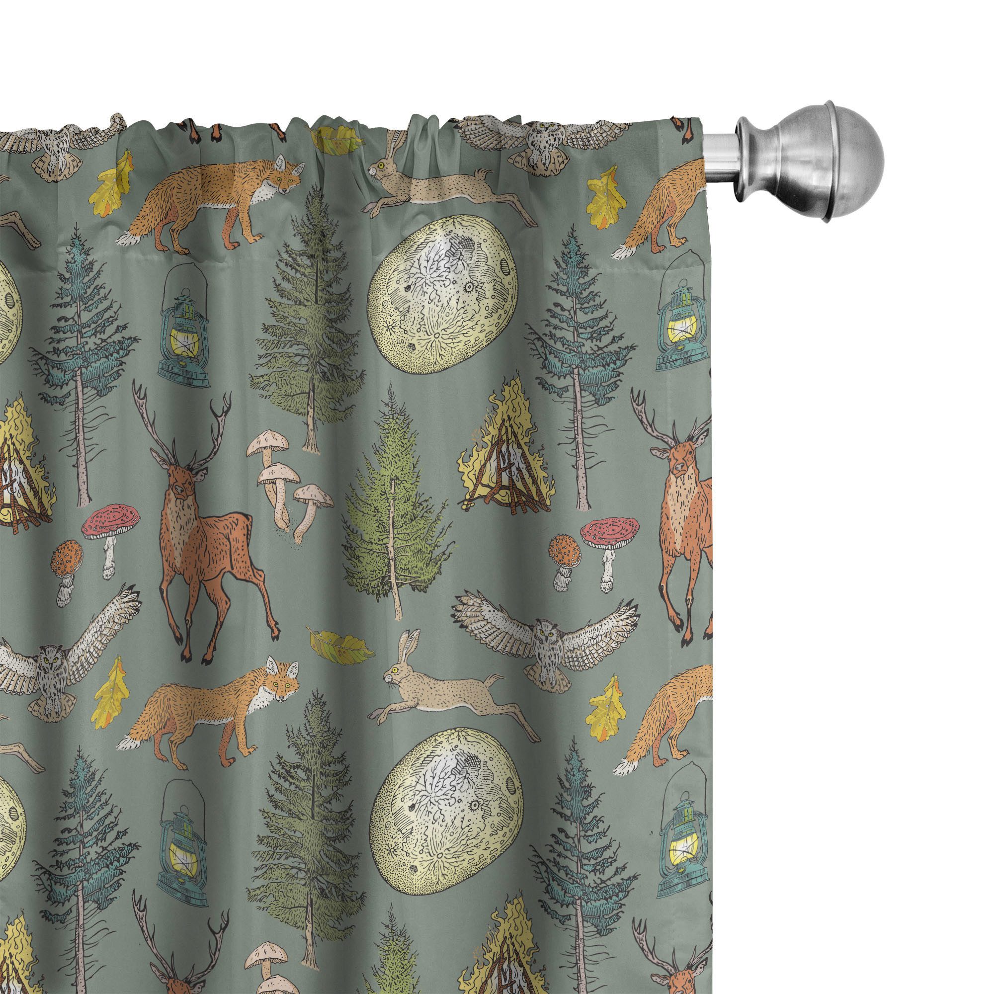 Abakuhaus Gardine Vorhang für Wohnzimmer Schlafzimmer Dekor, Microfaser, ma günstig online kaufen