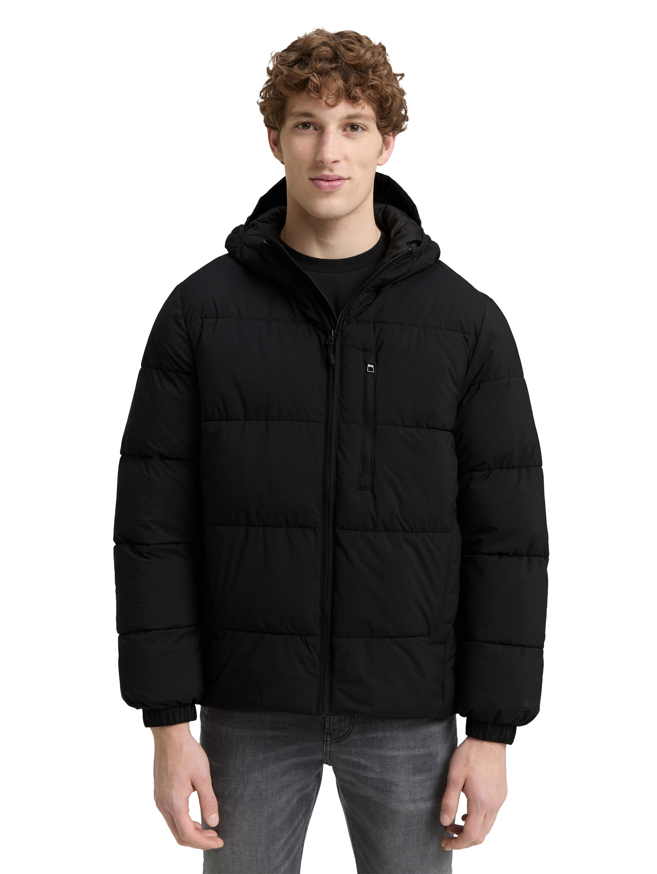 TOM TAILOR Denim Steppjacke mit Kapuze günstig online kaufen