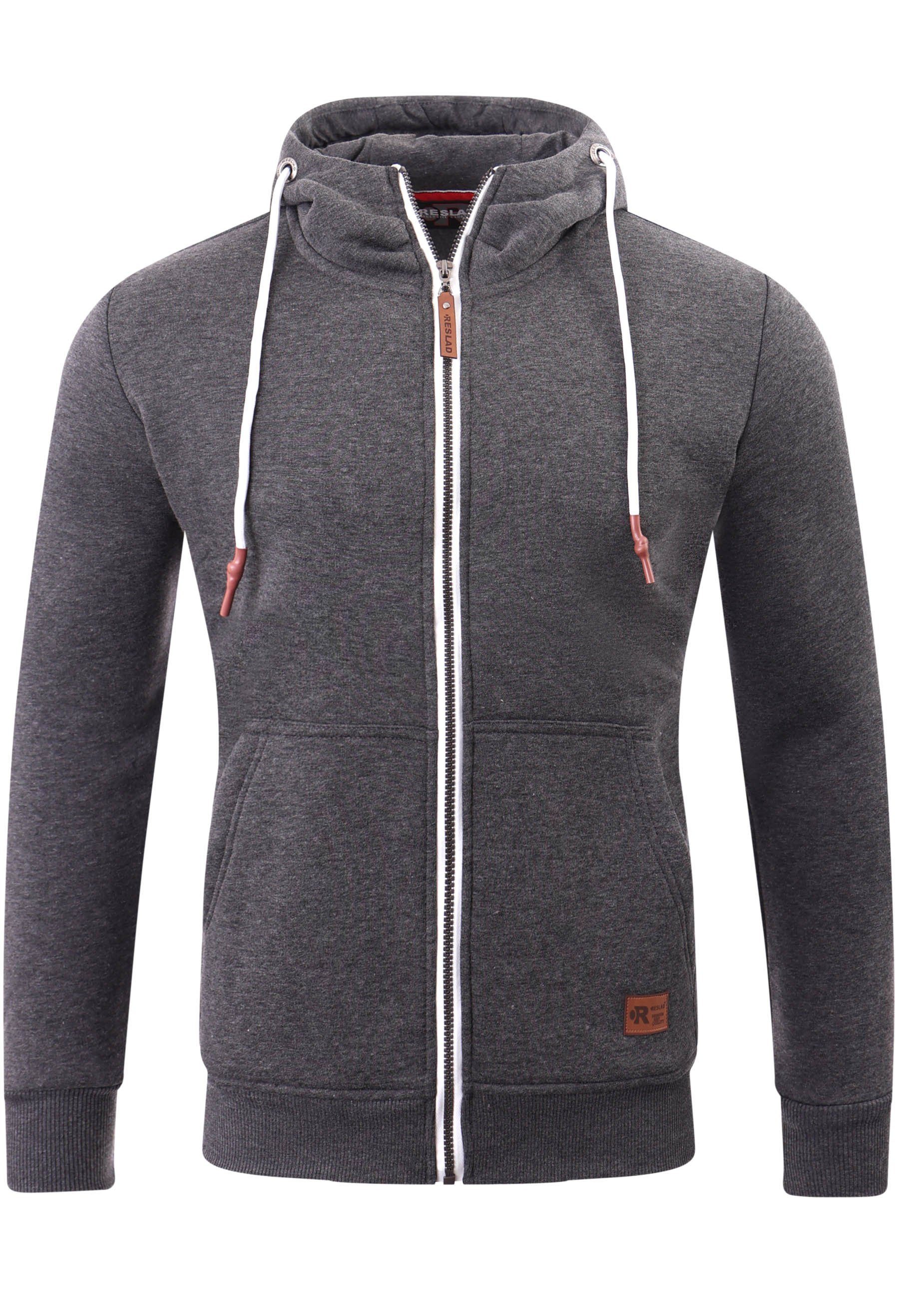 Reslad Sweatjacke Reslad Sweatjacke Zipper RS-1006 (1-tlg) Winter-Pullover günstig online kaufen
