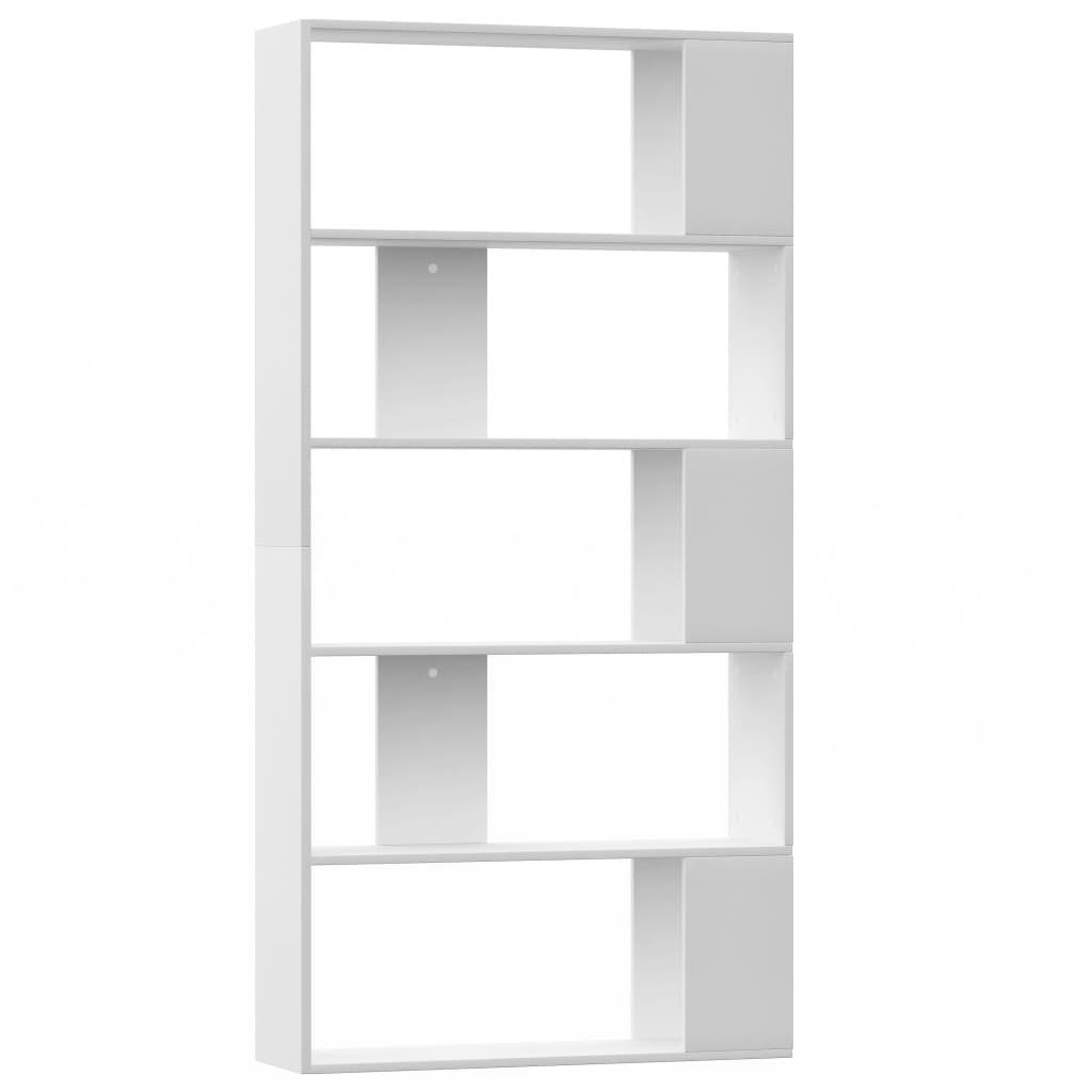 Bücherregal/Raumteiler Bücherregal 1-tlg. vidaXL Holzwerkstoff, Weiß 80x24x159 cm