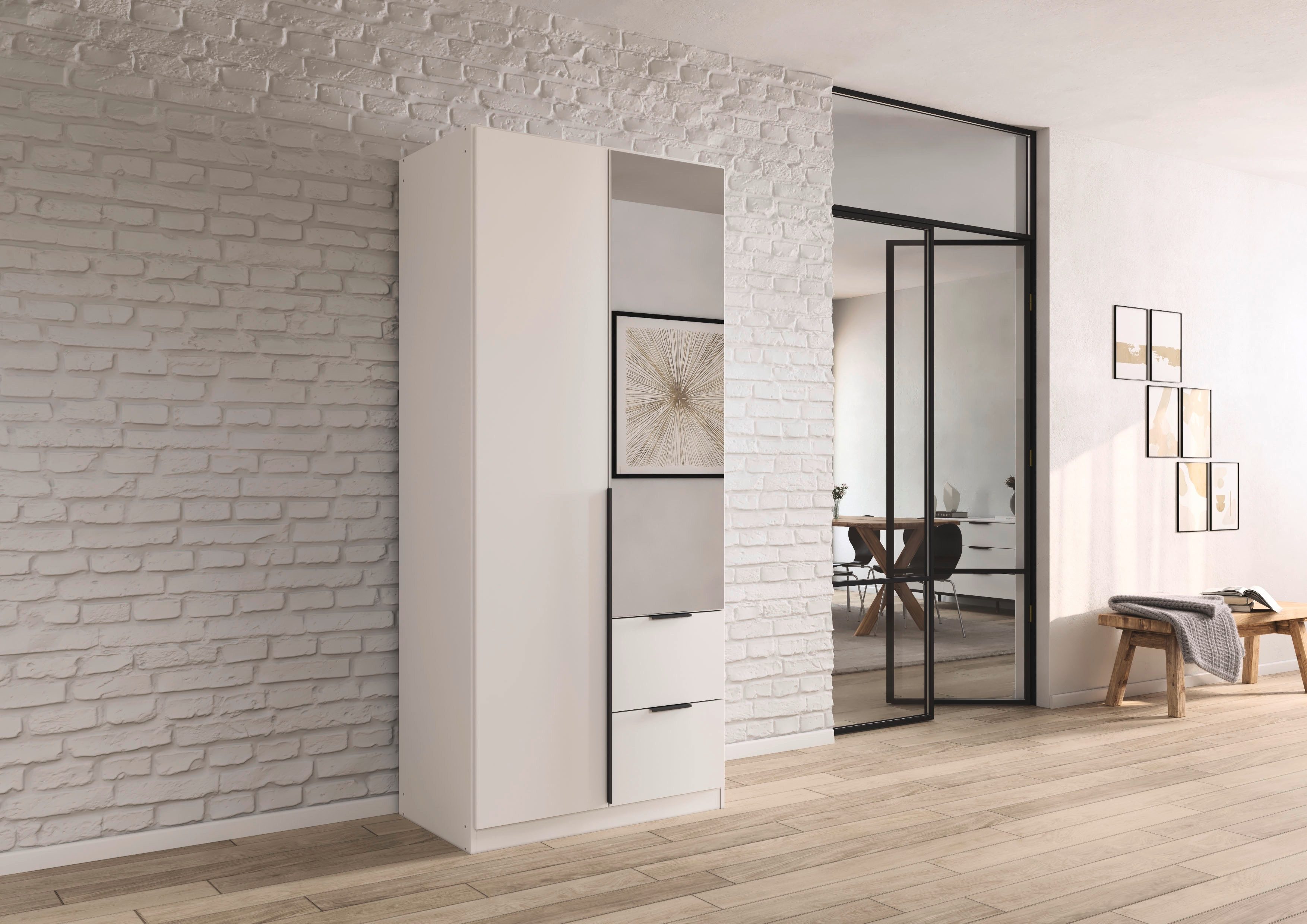 rauch Drehtürenschrank Kleiderschrank Schrank Garderobe AGORDO mit Dekor- o günstig online kaufen