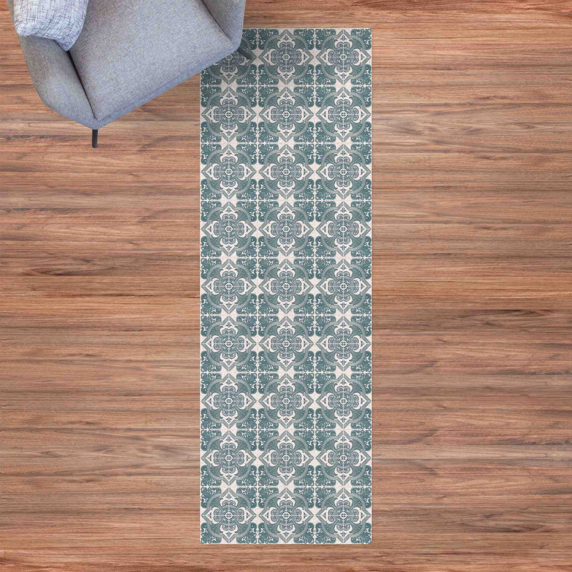 Bilderdepot24 Läufer Teppich Kork Flur Küche Fliesen Muster funktional modern funktional