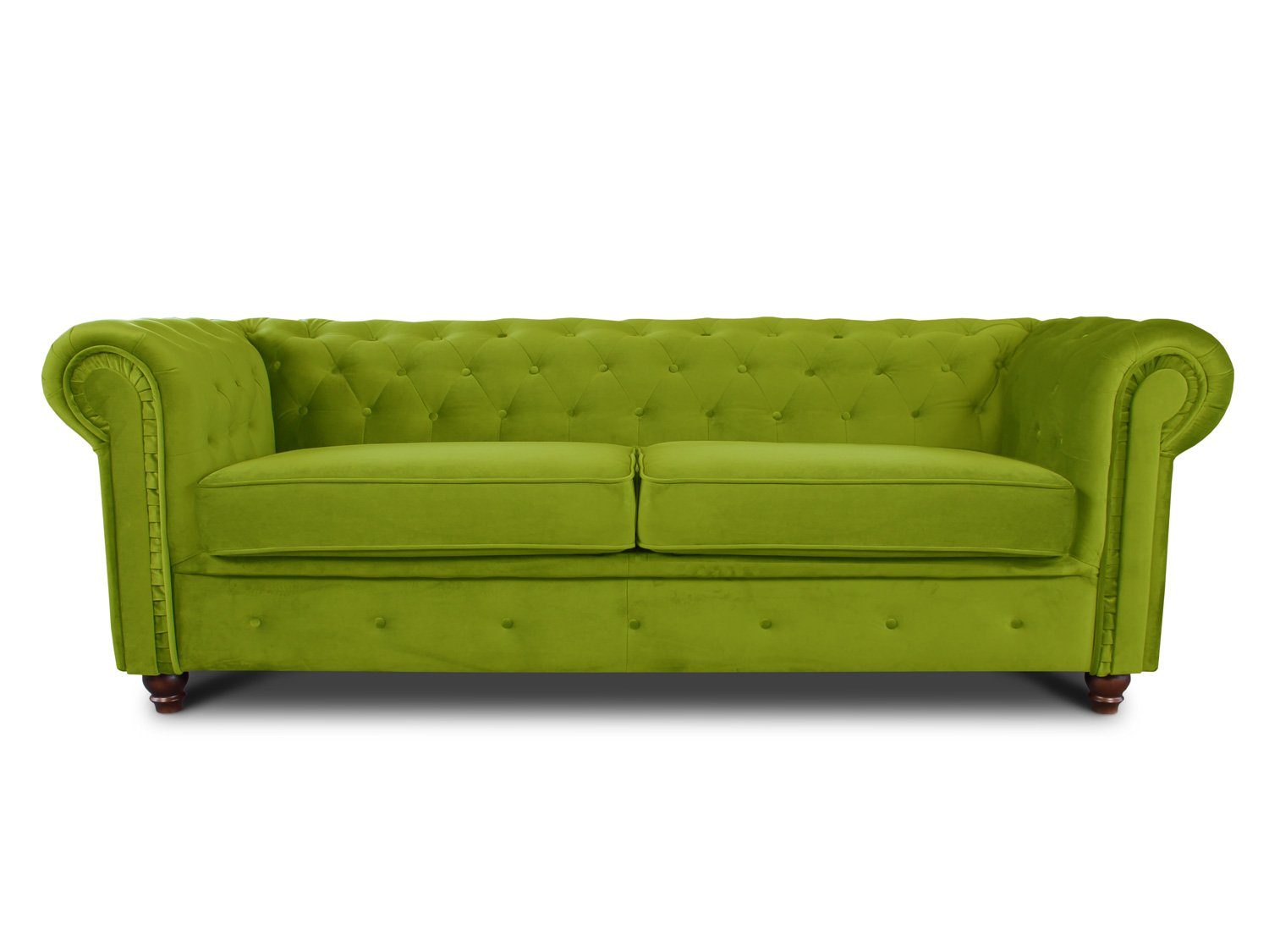 Sofnet Sofa Asti 3, Chesterfield Sofa 3-er, Sofagarnitur, Glamour Couch