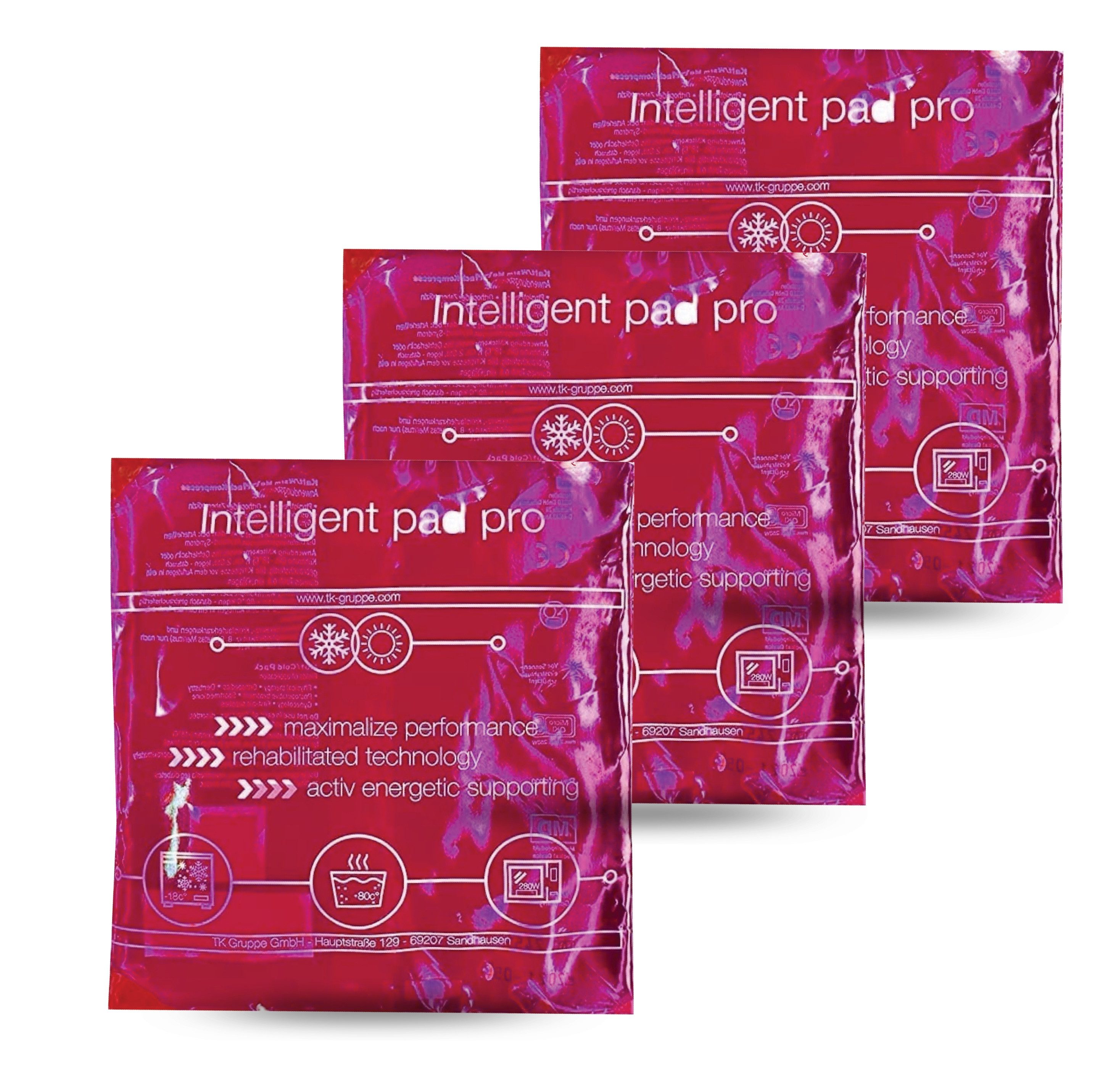 Kalt-Warm-Kompresse Kühlpads Gelkissen pink für Kühlbox Kühlschrank Kühltasche
