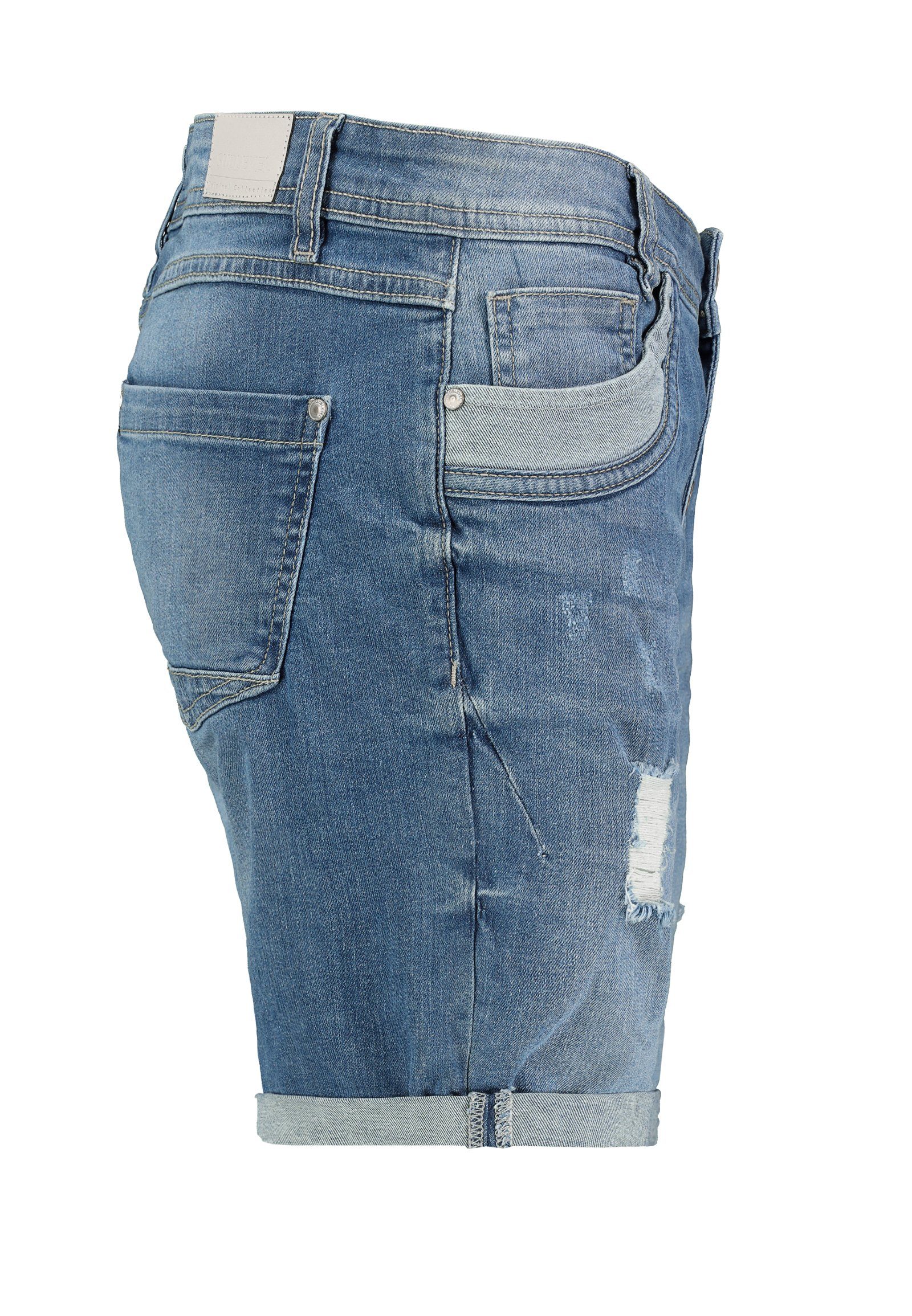 SUBLEVEL Bermudas Damen Jeans Shorts Bermuda Kurze Hose Shorts Short Denim günstig online kaufen