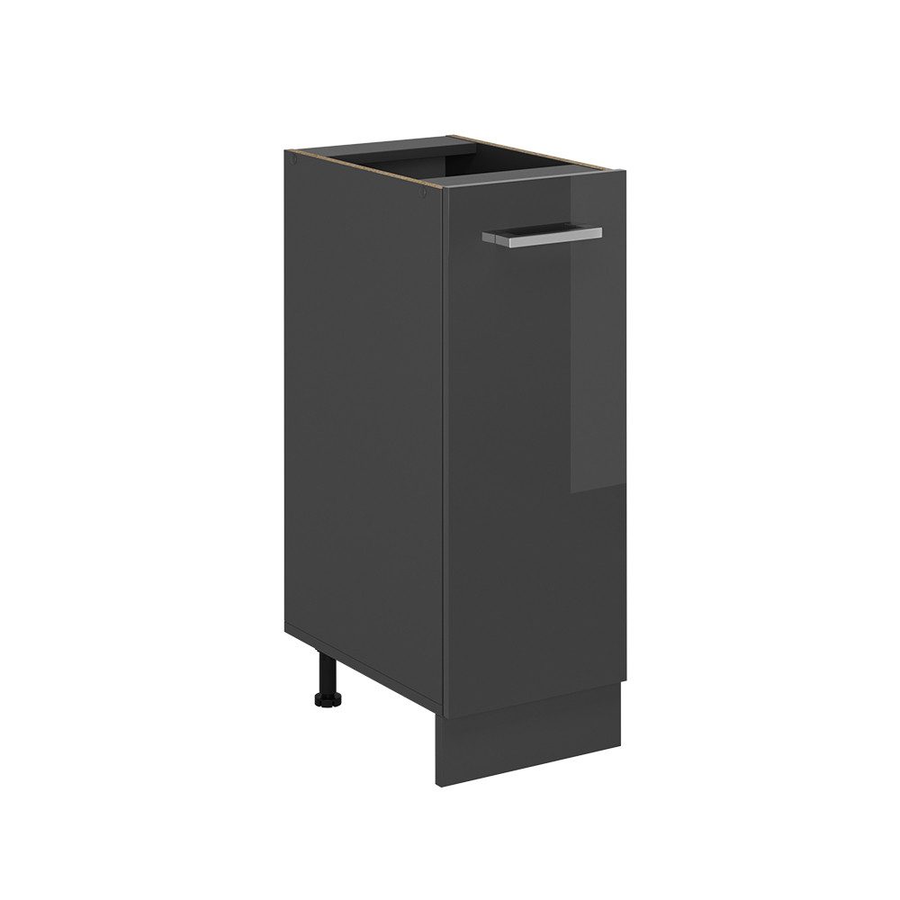 Vicco Apothekerschrank R-Line, Anthrazit Hochglanz/Anthrazit, 30 cm ohne Ar günstig online kaufen