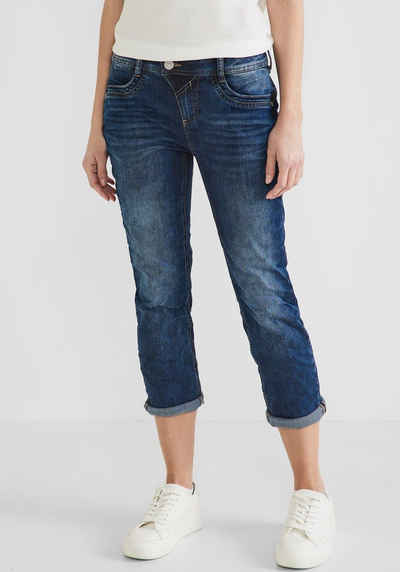 STREET ONE 3/4-Jeans Style Jane mit außergewöhnlicher Passe hinten