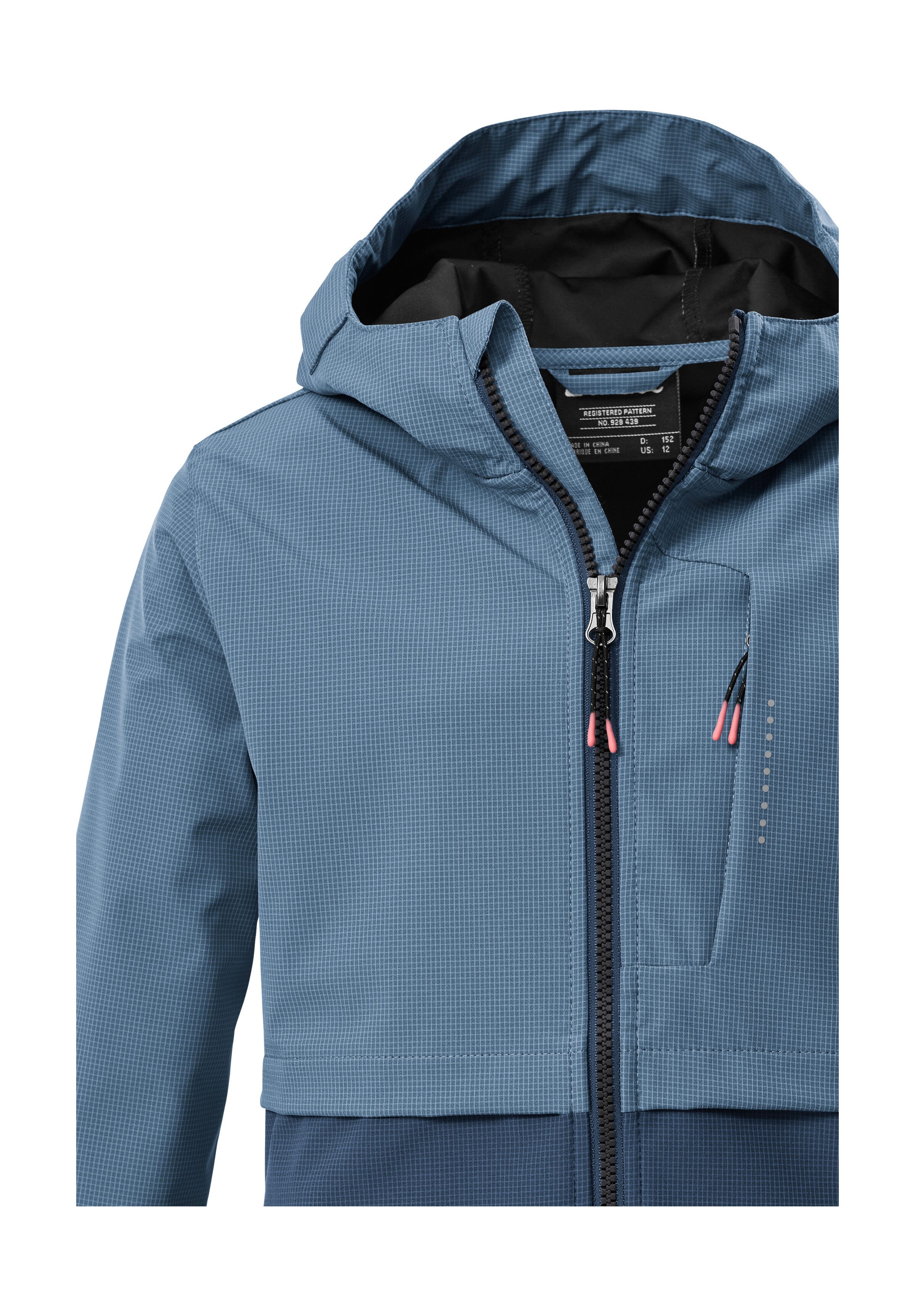 Killtec Softshelljacke KOS 153 GRLS SFTSHLL JCKT Winddichte, wasserabweisende Softshelljacke mit Kapuze