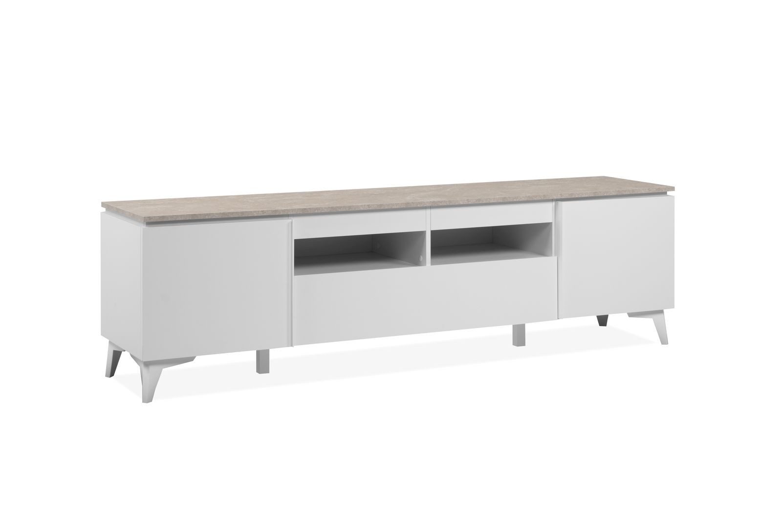 möbelvita TV-Board TV-Board Gent 56A in Sandstein / weiß