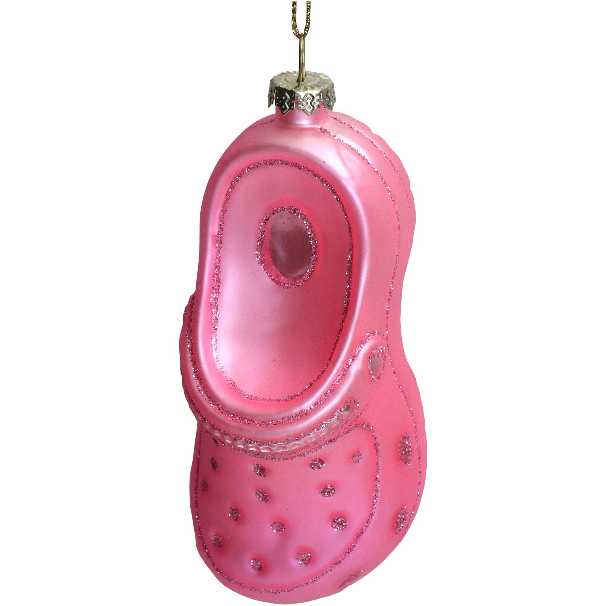 HD Collection Christbaumschmuck, Christbaumschmuck Glas 12,1cm Hausschuh Fi günstig online kaufen