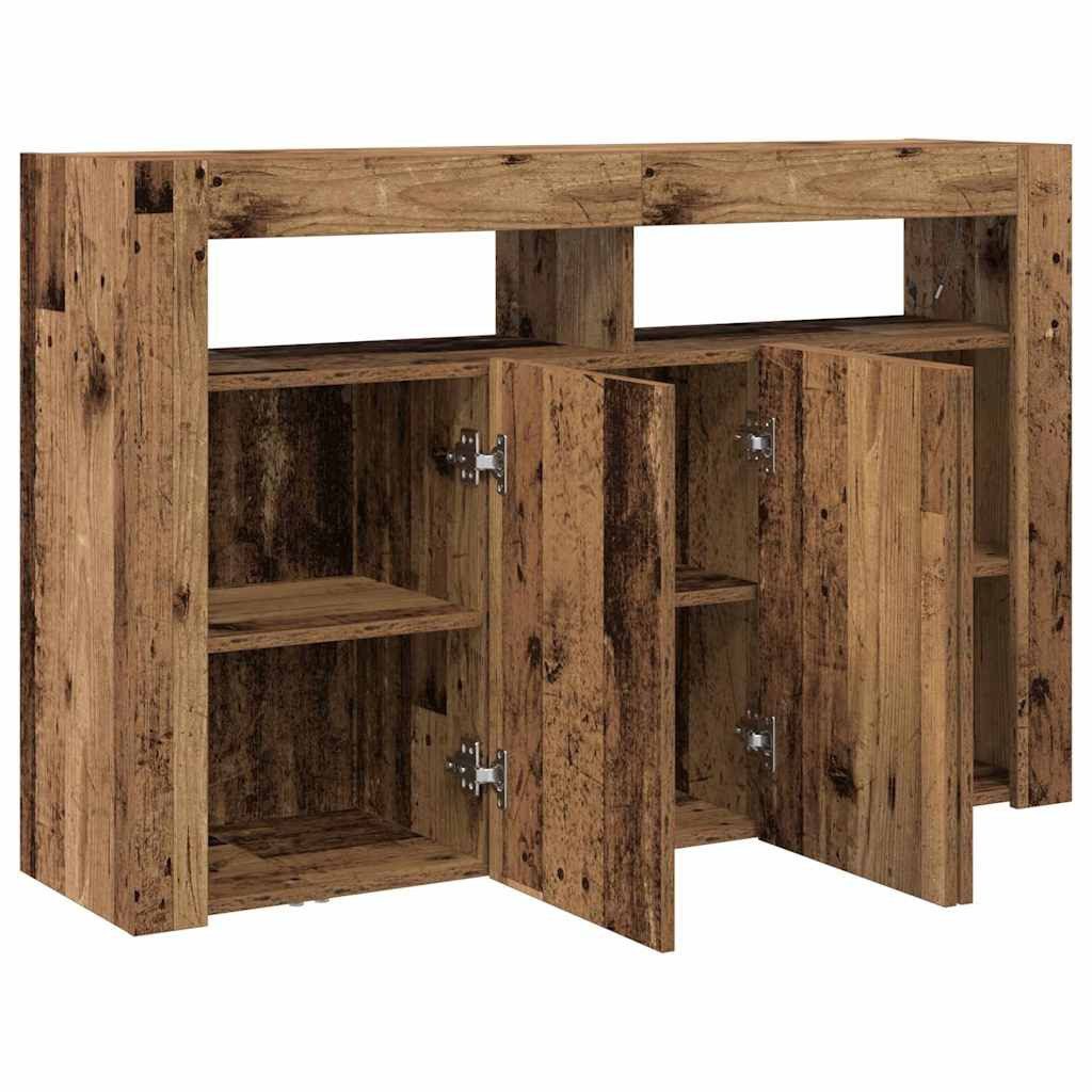 vidaXL Sideboard Sideboard Altholz 116 x 30 x 75 cm Holzwerkstoff (1 St)