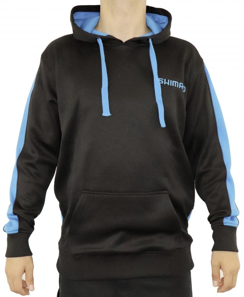 Shimano Kapuzenpullover SHIMANO WORKSHOP HOODIE BLACK, S - bequemer Arbeits-Hoodie für Werksta