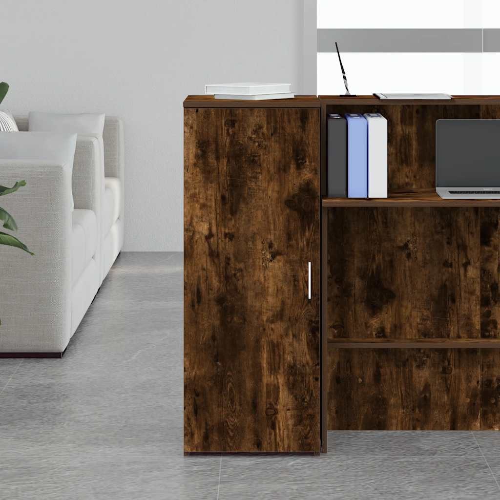 vidaXL Fächerschrank Lagerschrank Räuchereiche 40x45x103,5 cm günstig online kaufen