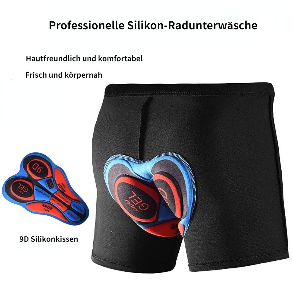 Blusmart Radlerhose Unisex-Radhose (Atmungsaktiv und schnelltrocknend, hohe Elastizität, weich, 1-tlg., 9D Silikonschwammkissen) Radfahren, Treten, freie Dehnung