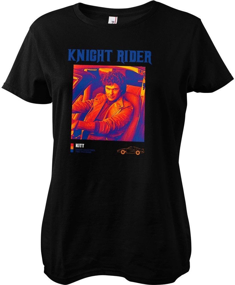 Knight Rider T-Shirt Knight Rider Dublex Kitt Girly Tee