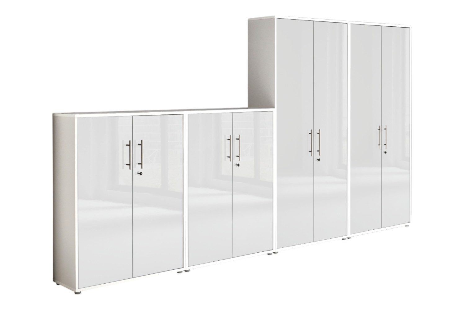 moebel-dich-auf Aktenschrank OFFICE EDITION (Set 54, 2x Aktenschrank niedri günstig online kaufen