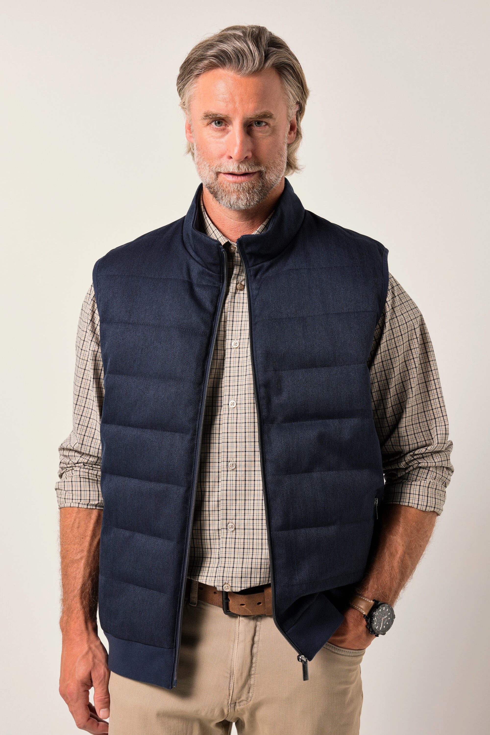 Boston Park Steppweste Boston Park Steppweste TwoTone-Strukturqualität