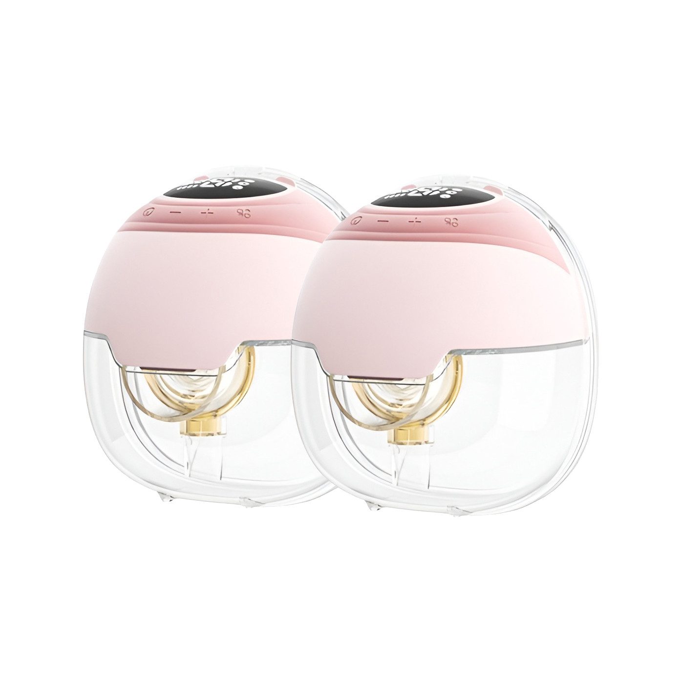 Tekoo Elektrische Milchpumpe Elektrische Doppel-Milchpumpe Tragbar, 2er-Set 2x240ml Leise, Set, Doppelpack, Freihändig & Tragbar, 3 Modi & 9 Stufen, Leise (48dB), BPA-frei
