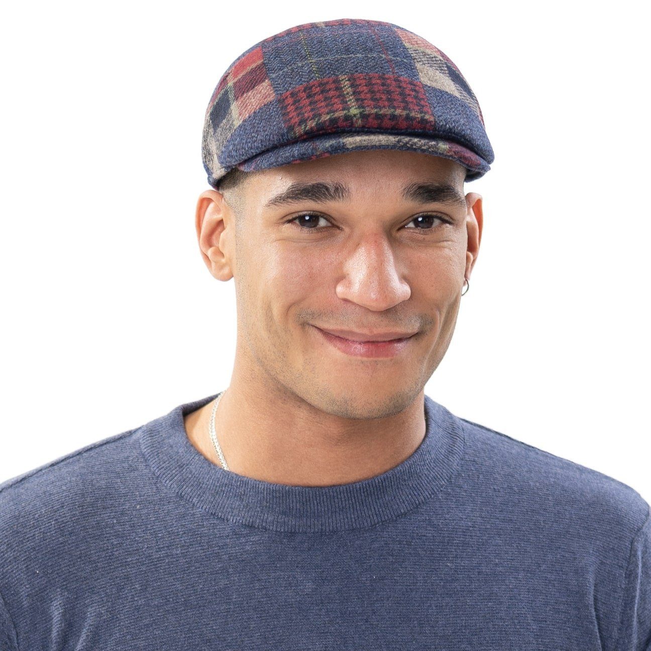 Lierys Flat Cap (1-St) Flatcap mit Schirm, Made in Italy