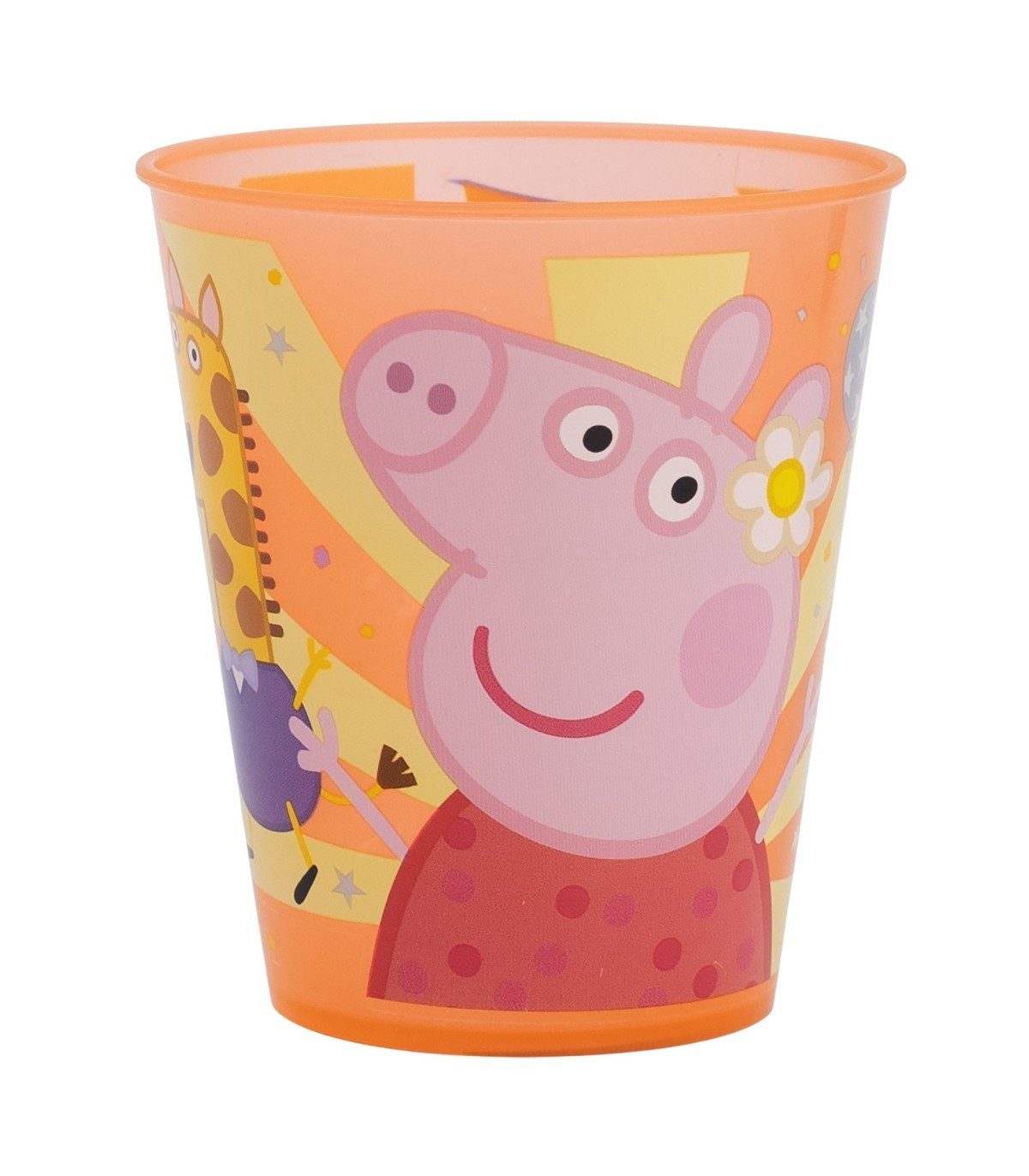 Peppa Pig Becher Kinder Becher Set 4 teilig 285 ml aus Polypropylen