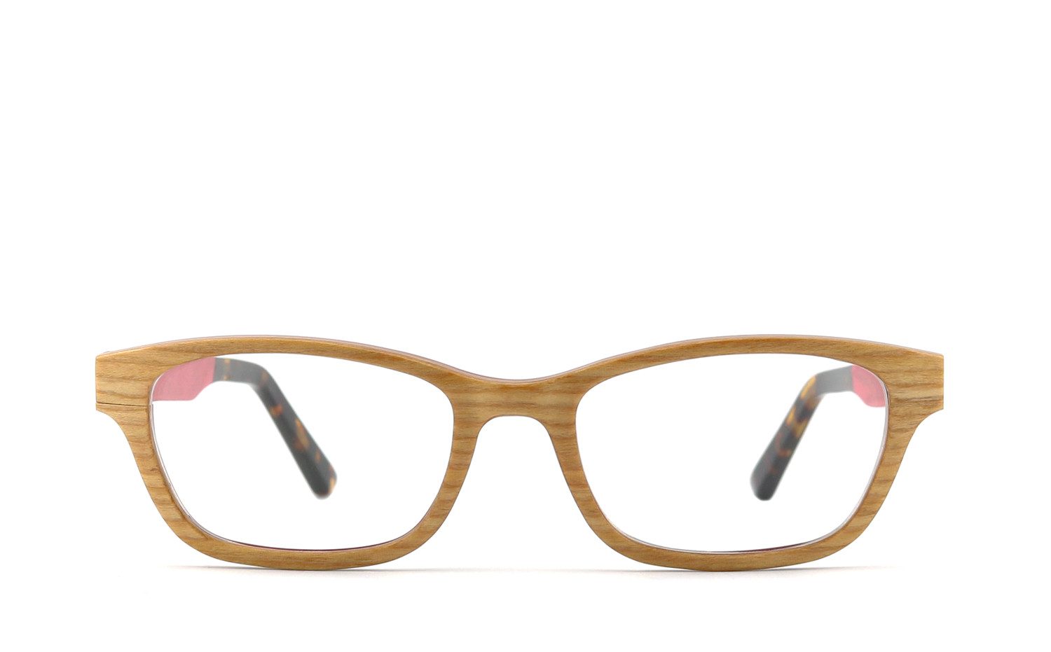 COR Brille COR008 Holzbrille, Bügel mit Flex-Scharnieren