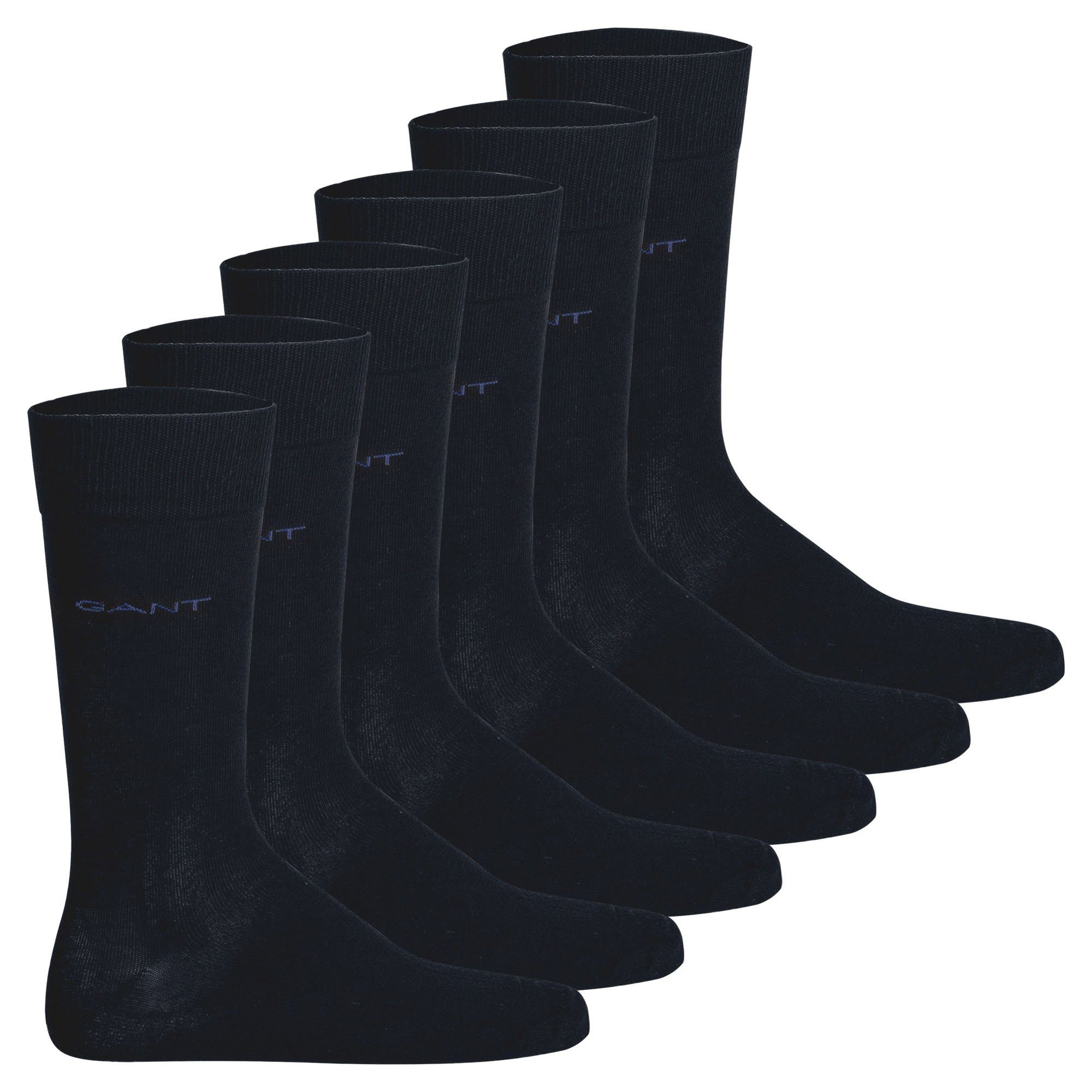 Gant Kurzsocken Herren Socken 6er Pack Baumwolle (Packung, 6er Pack)